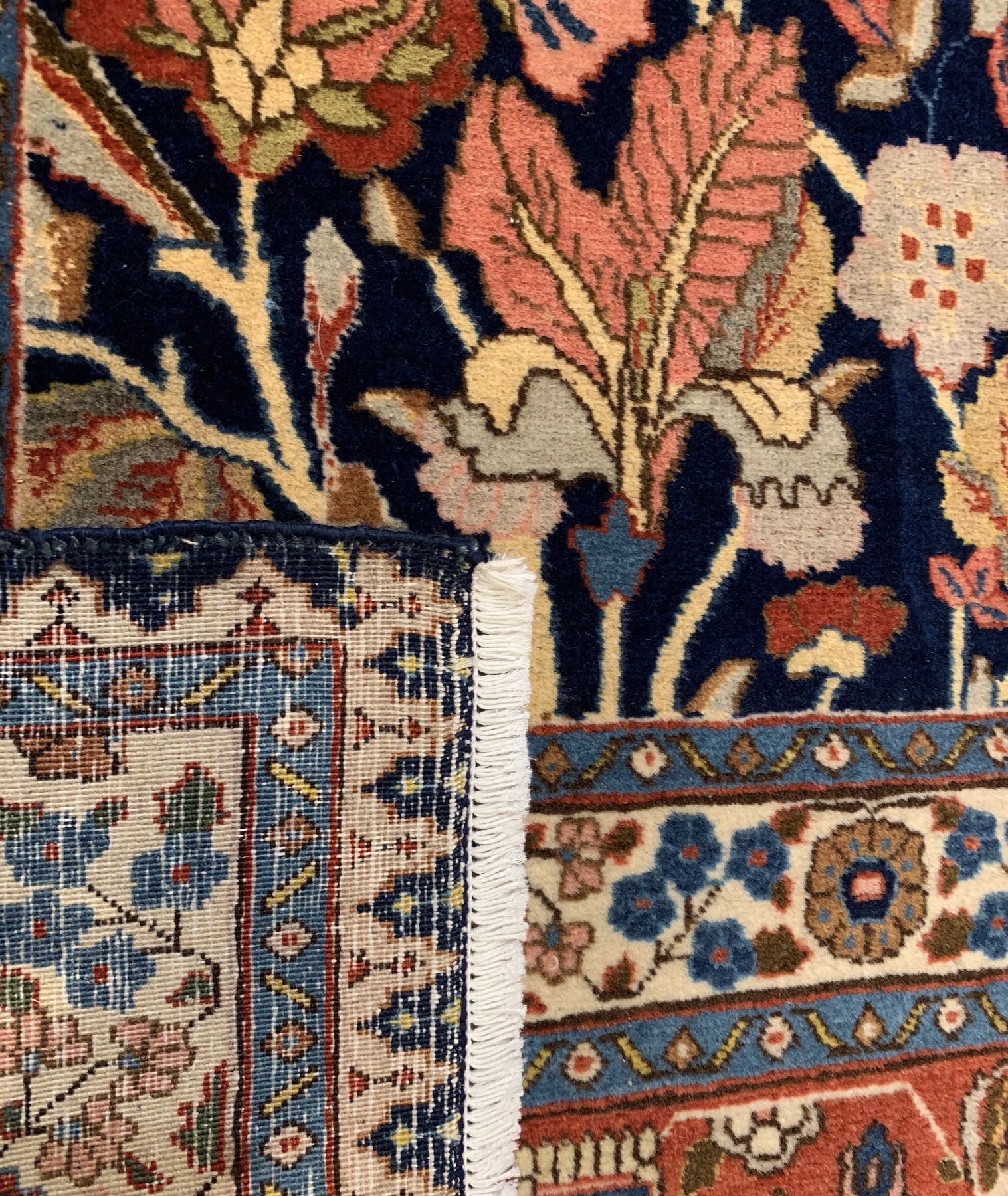 Detail f: Feiner Täbriz, Persien, um 1920/1930, Korkwolle geknüpft auf Baumwolle,durchgemusterte hochwertige Arbeit aus Nordwestpersien, ca, 420 x 285 cm, ...