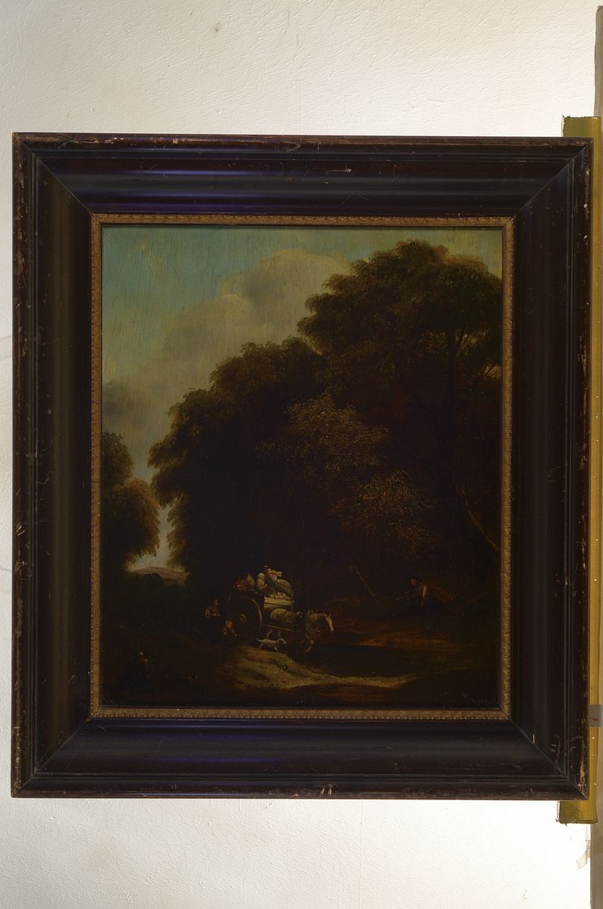 Detail k: Unbekannter Kopist des frühen 19.Jh., nach Thomas Gainsborough's (1727-1788) "The Market Cart" von 1786, getreue Übernahme des ...