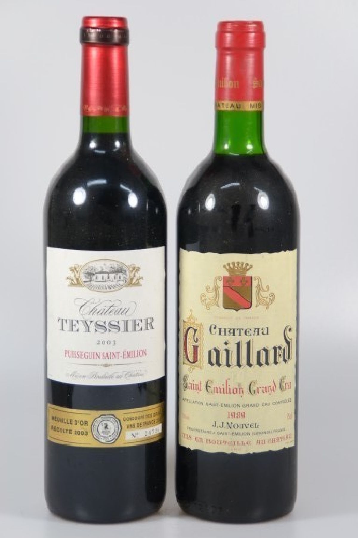 Detail a: 10 Flaschen Bordeaux, Saint Emilion: 3 Fl. Couvent des Jacobins, Grand Cru Classé 1998, 1980 und 1979; 5 Fl. 1990 Chateau Les Vieilles Pierres, ...