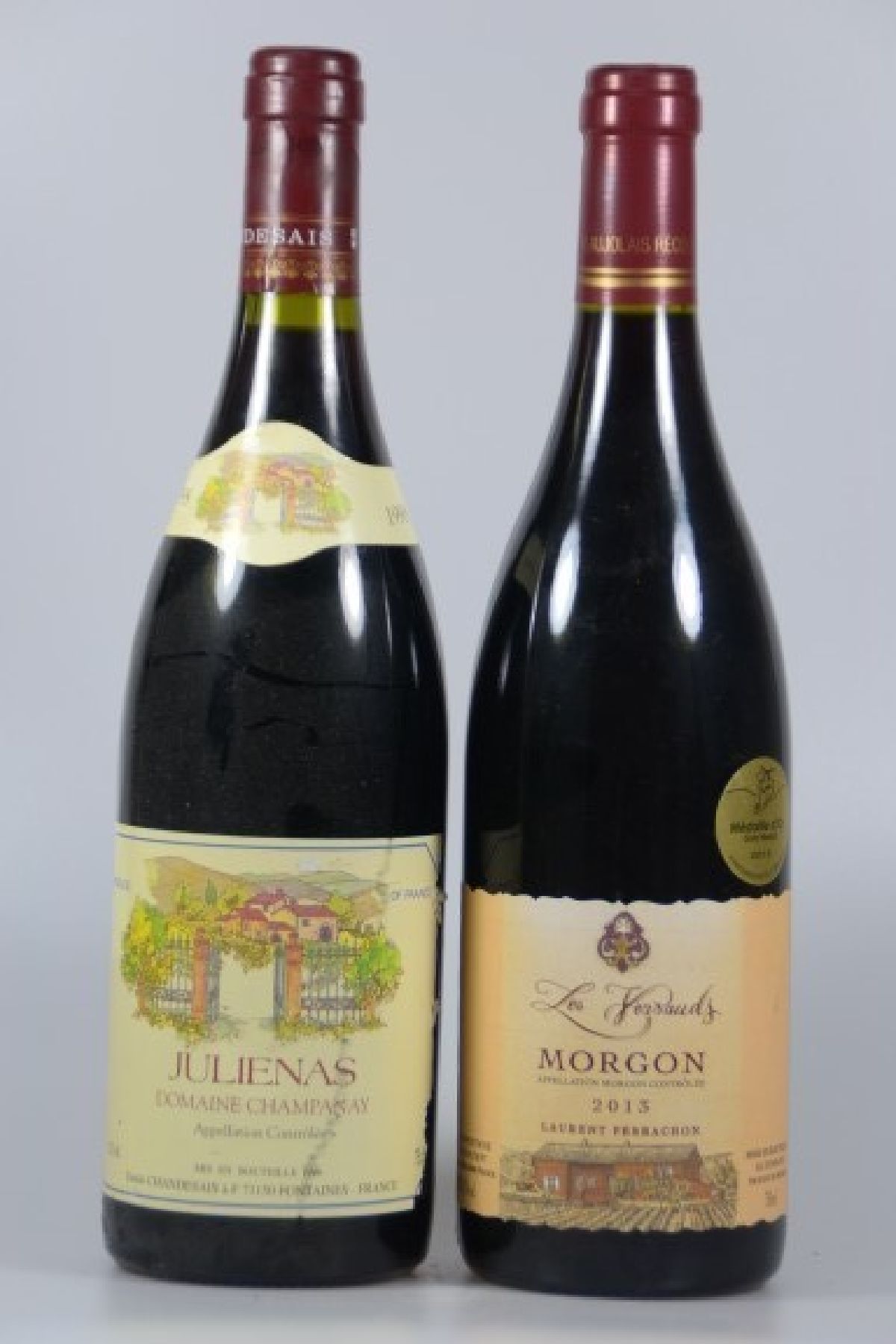 Detail a: 12 Flaschen Burgund: 3 Fl. 1987 Pierre André Savigny-Les-Beaune, 3 Fl. Chapoutier, Hermitage Grande Cuvée; 1982 Cote de Nuits- Villages, Emile ...