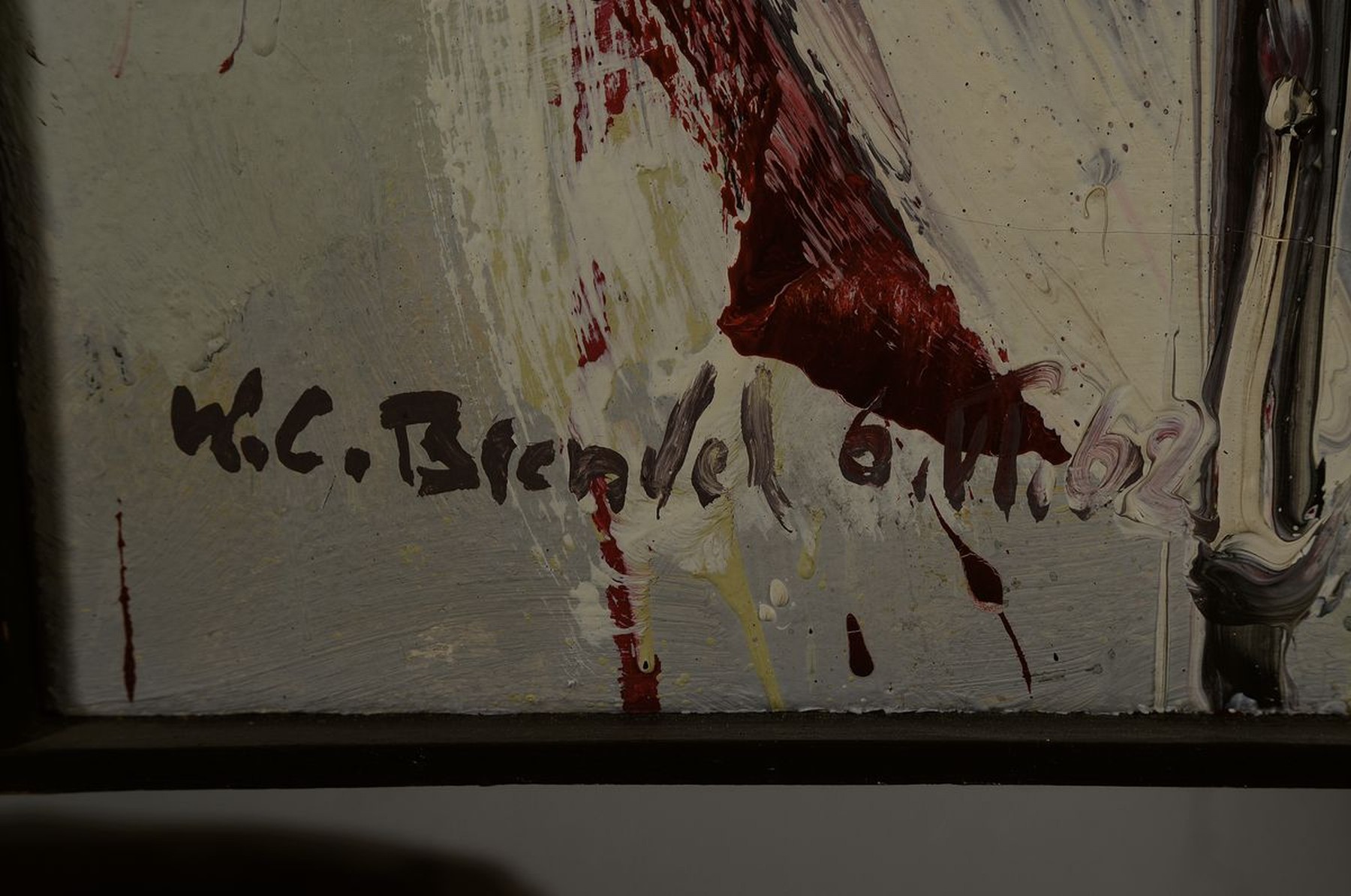Detail a: Walter L. Brendel, 1923 Ludwigshafen-2013 Prien am Chiemsee, Studium an der Akademie München bei Karl Caspar, Mitglied der Künstlergemeinschaft ...