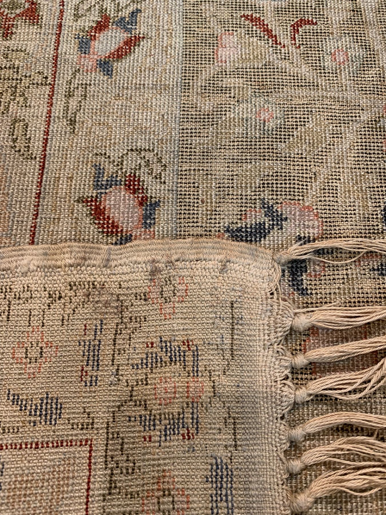 Detail f: Antiker Kayseri, Persien, um 1910/1920, merzerisierte Baumwolle, ca. 196 x 140 cm, EHZ: 3(gleichmäßig dünne Flor).