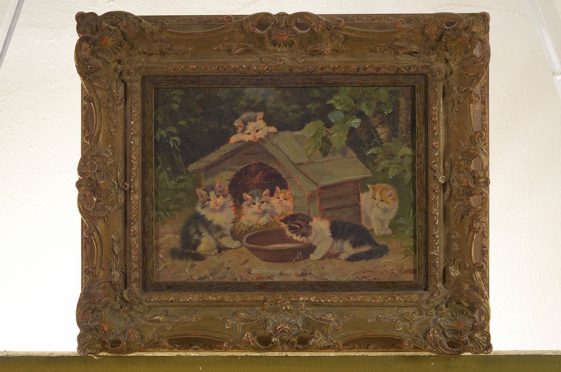 Detail k: Benno Kögl, 1892 Greding-1973 Nymphenburg, bekannt als "Katzenkögl", Münchner Schule, Schüler von Philipp Röth u. Hans von Hayek, ...