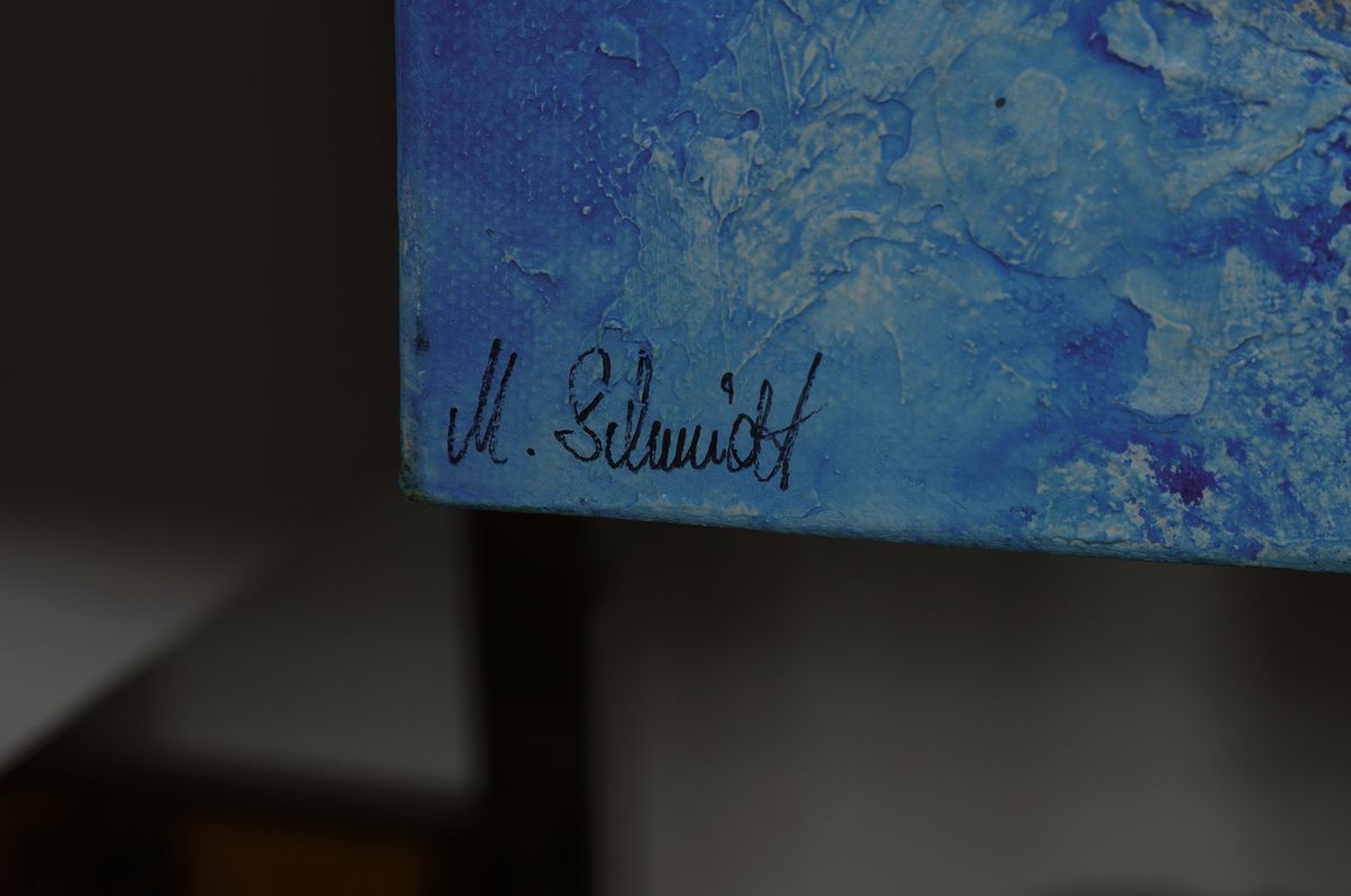 Detail a: Marion Schmidt, geb. 1963 Eschwege, Perspektive, Acryl/Lwd, links unten signiert, ca. 60x160cm