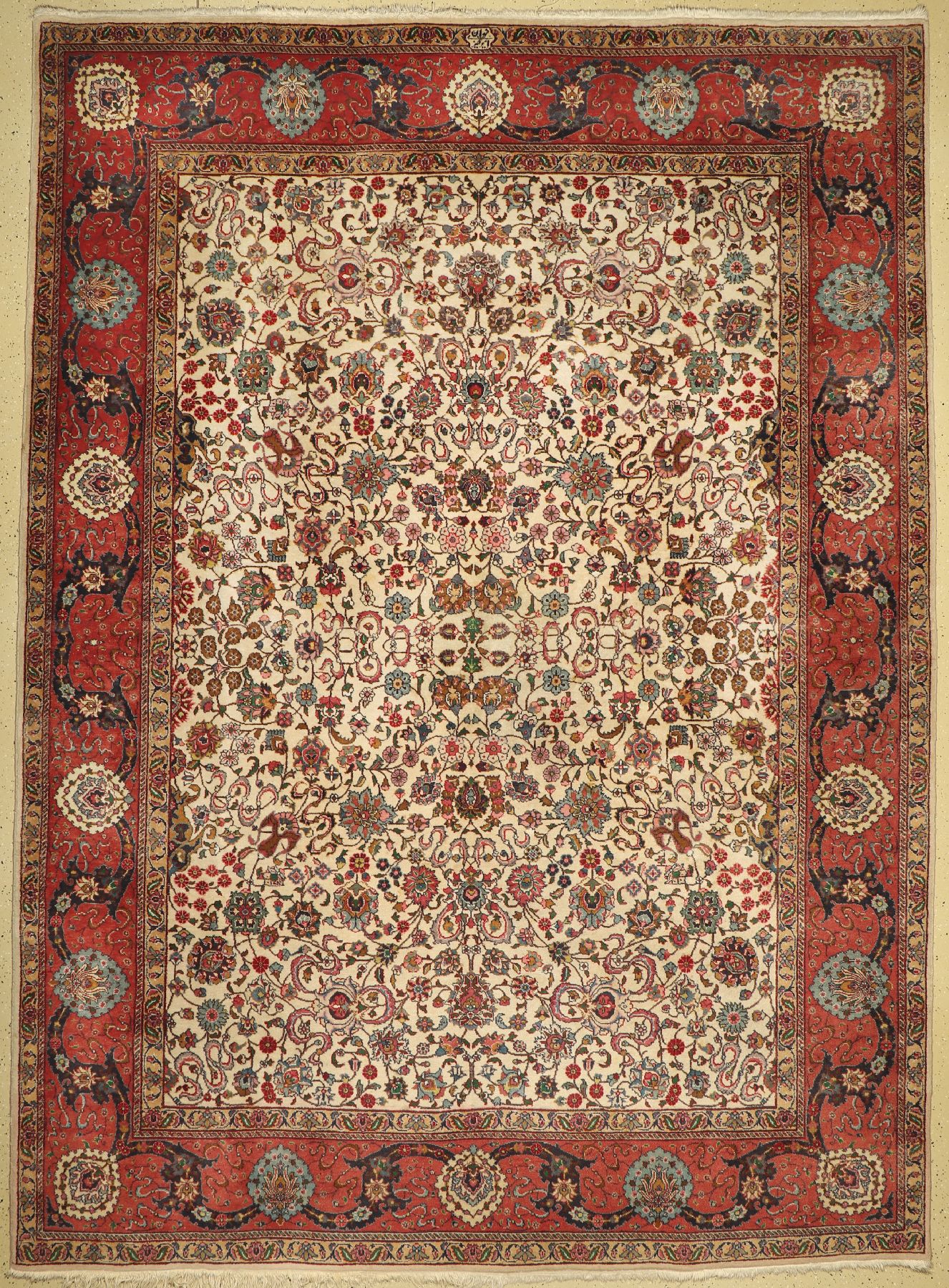 Täbriz Djavan Amirkhiz, Persien, um 1940/1950, Wolle auf Baumwolle, ca. 382 x 277 cm, EHZ: 3