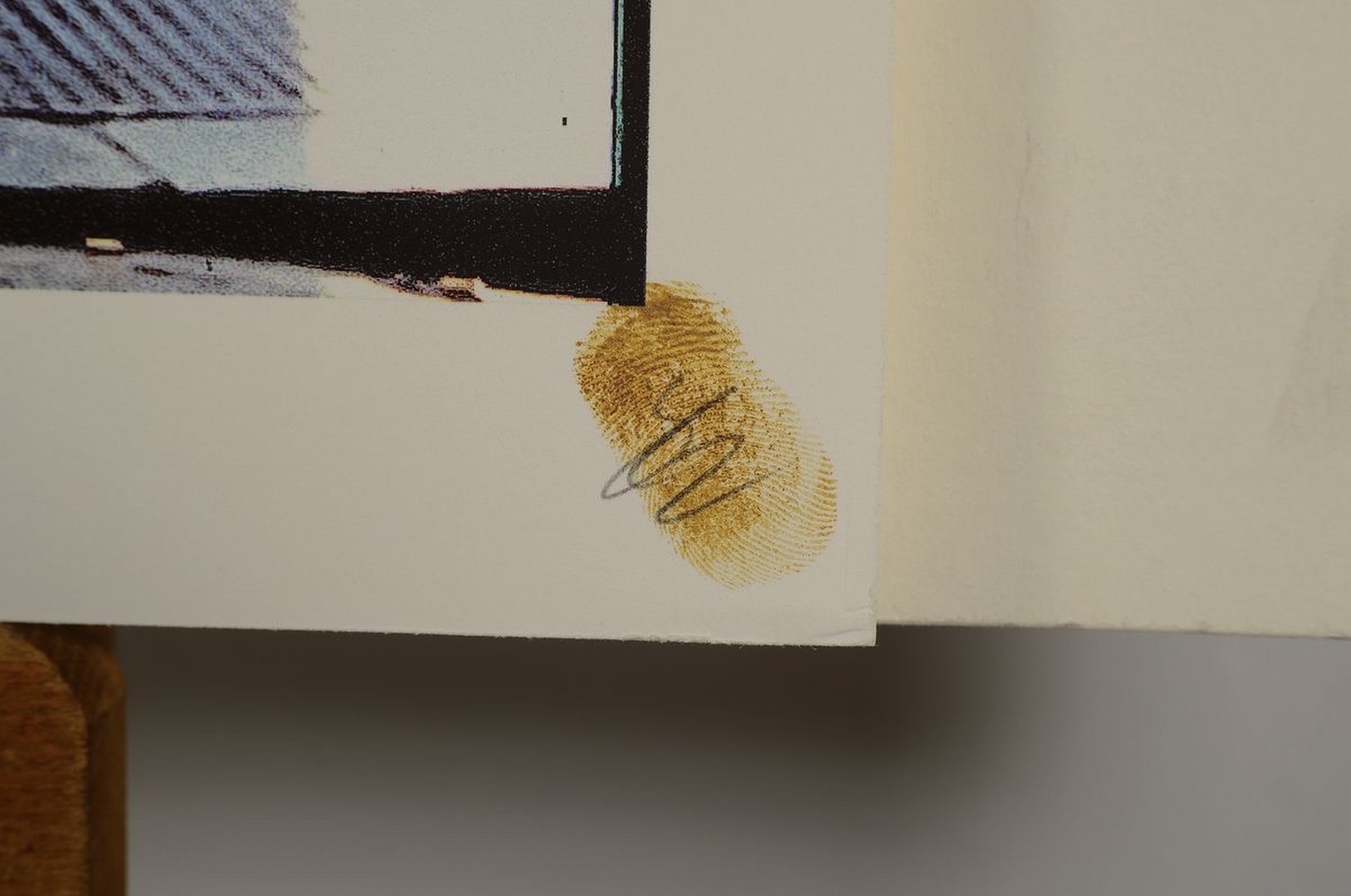 Detail a: Steve Lazarides, geb. 1969, Druckgrafik, handsign, num. 27/100, Stempel mit Laz Emporium, inkl. Zertifikat, ca. 70x50 cm