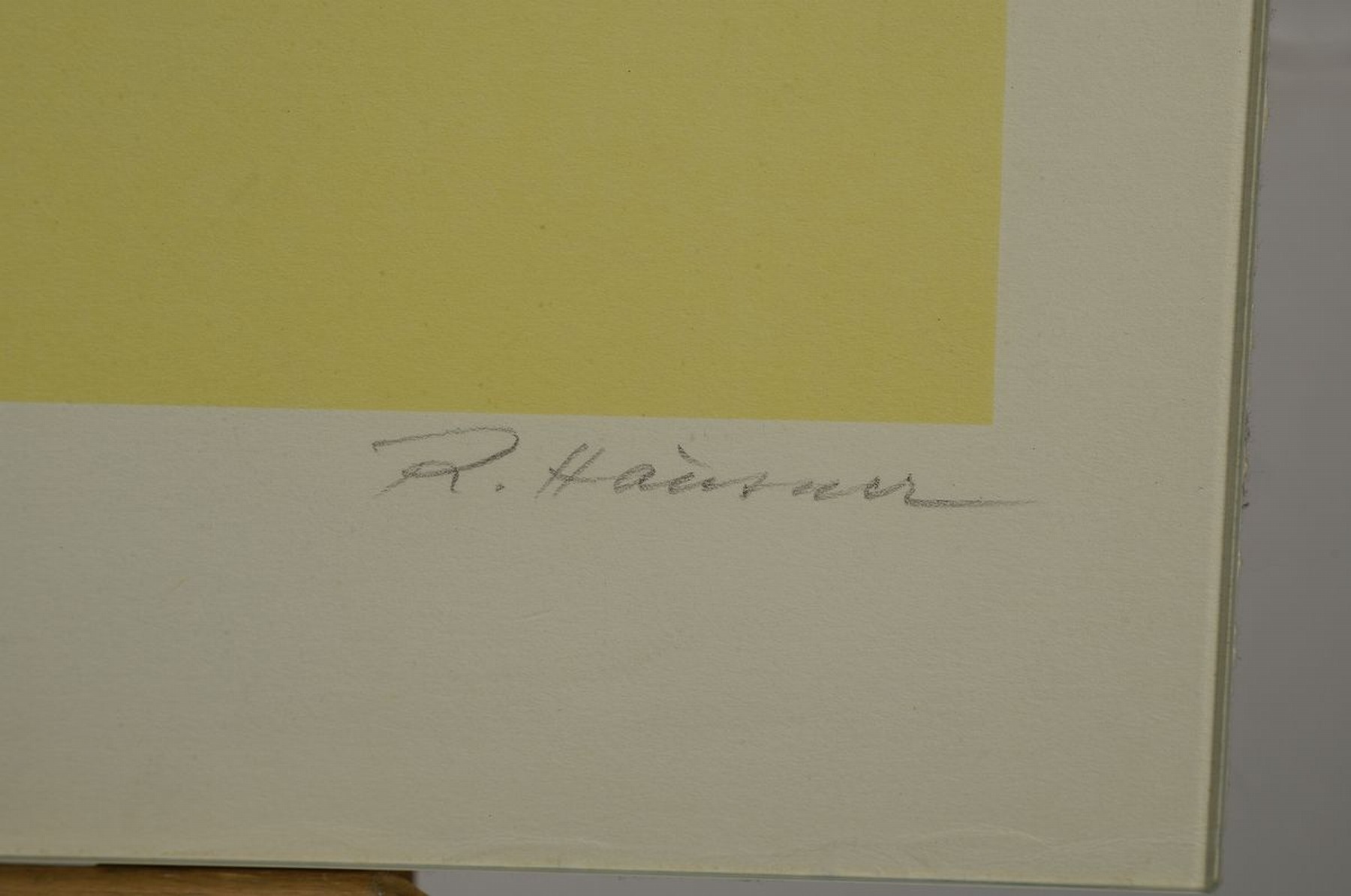 Detail a: Rudolf Hausner, 1914-1995, Adam warum zitterst du ?, Farblithographie von 1970, signiert, betitelt, bez.: e.a., ca. 43x60cm