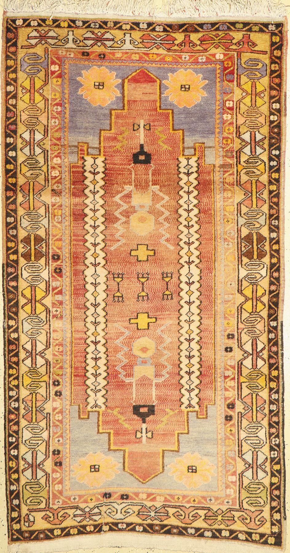 Yahyali alt, Türkei, um 1950, Wolle auf Baumwolle, ca. 215 x 119 cm, EHZ: 3