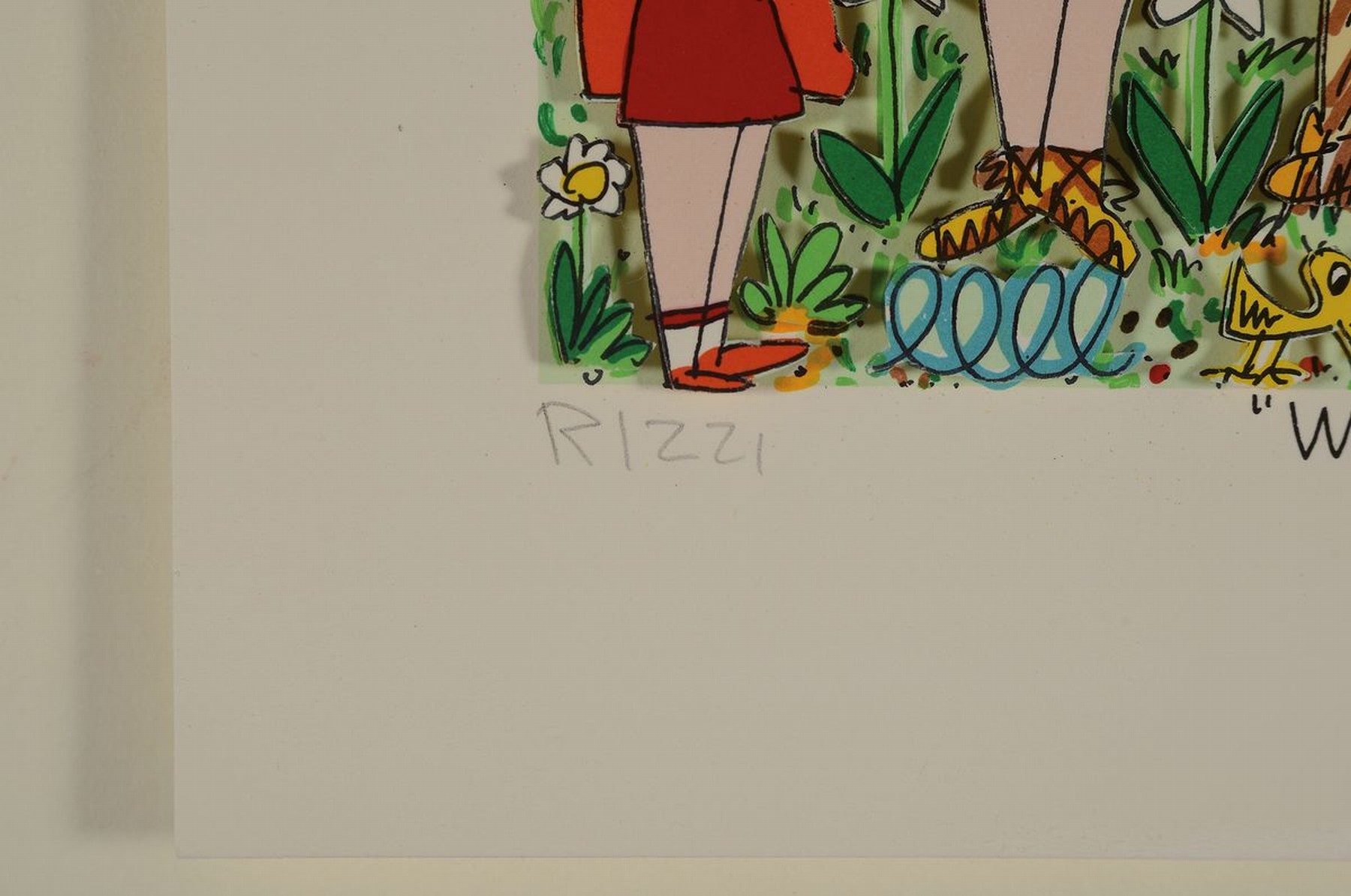 Detail a: James Rizzi, 1950-2011, 3D-Konstruktion, "war games", handsign., num. 265/350, dat. 1990, ca. 27,5x23,5 cm