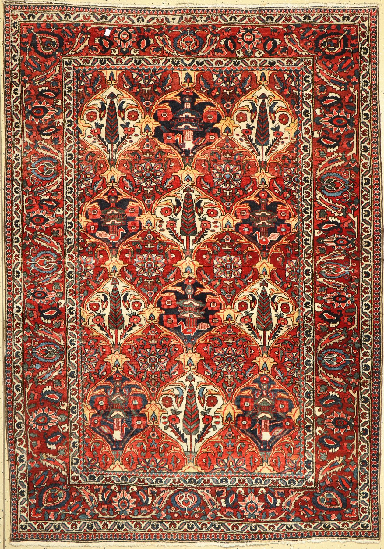 Bachtiar alt, Persien, um 1940, Wolle auf Baumwolle, ca. 205 x 145 cm, EHZ: 2-3