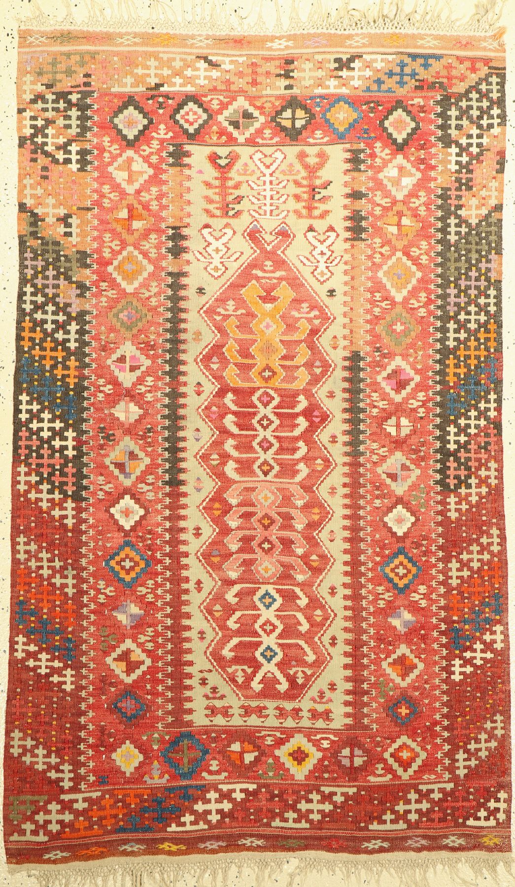 Feiner Anatol Kelim, Türkei, um 1920, Wolleauf Wolle, ca. 155 x 95 cm, EHZ: 2-3