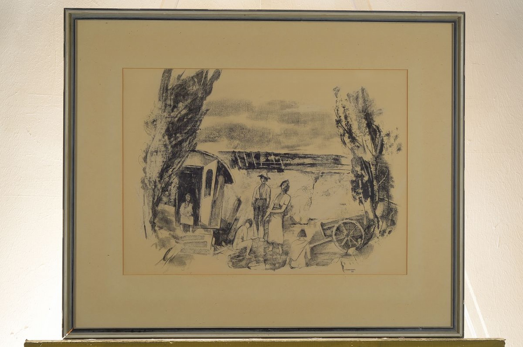 Detail k: Erich Rockenbach, 1911-1984 Ludwigshafen, Mitbegründer und späterer Vorsitzender der Künstlergemeinschaft "Der Anker", hier: ...