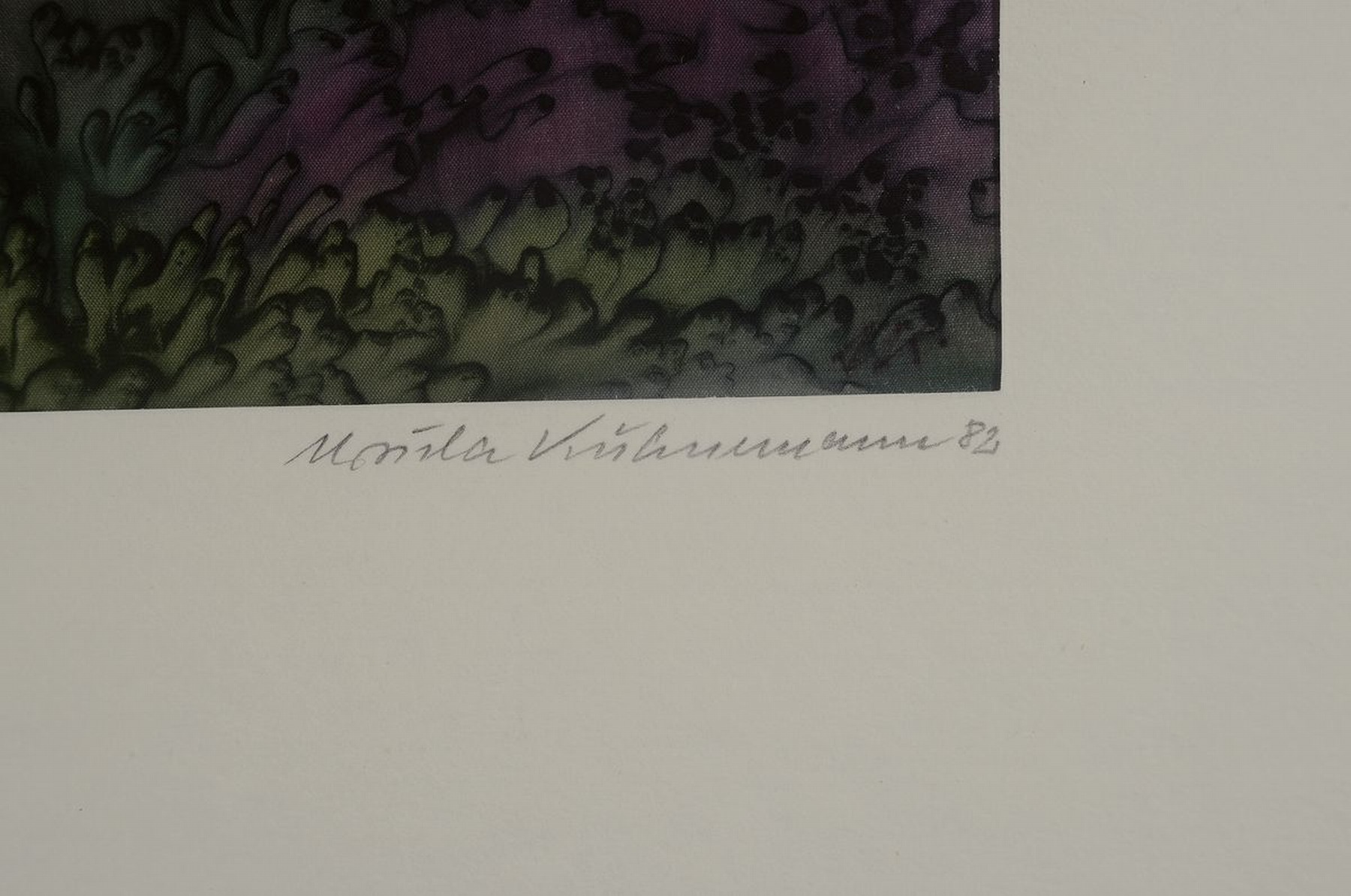 Detail b: Ursula Kühnemann, 1924 Hamburg - 2008 Büsum, Studium in München bei Prof. Ehmke, zahlreichenationale und internationale Ausstellungen, hier drei ...