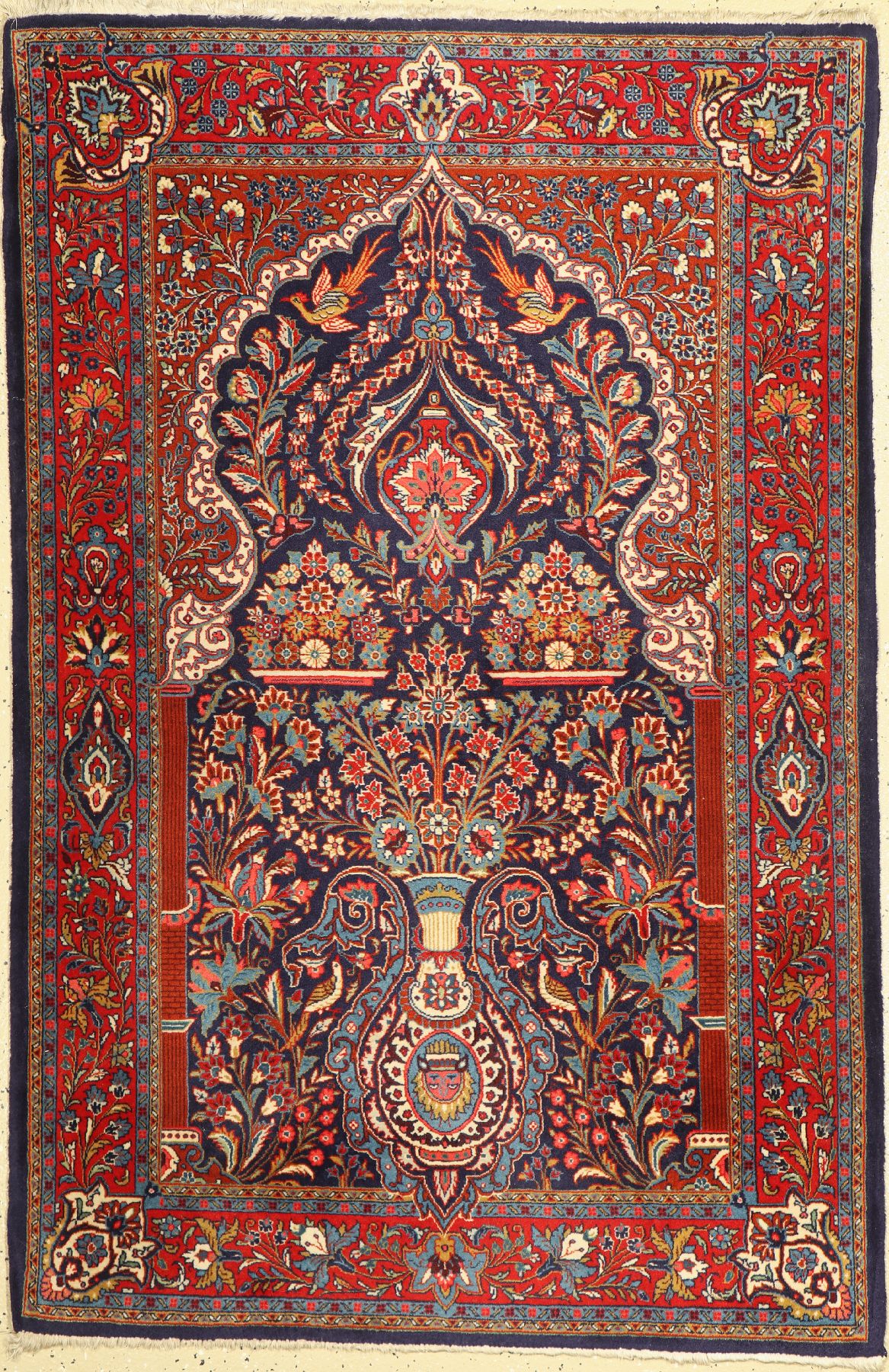 Ghiasabad Kork fein, Persien, ca. 50 Jahre,Korkwolle, ca. 155 x 103 cm, EHZ: 2