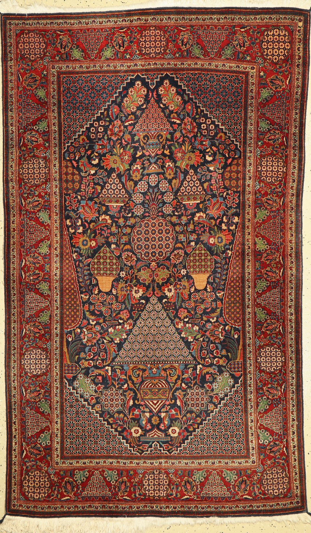 Keschan alt, Persien, um 1930, Wolle auf Baumwolle, ca. 220 x 133 cm, EHZ: 3