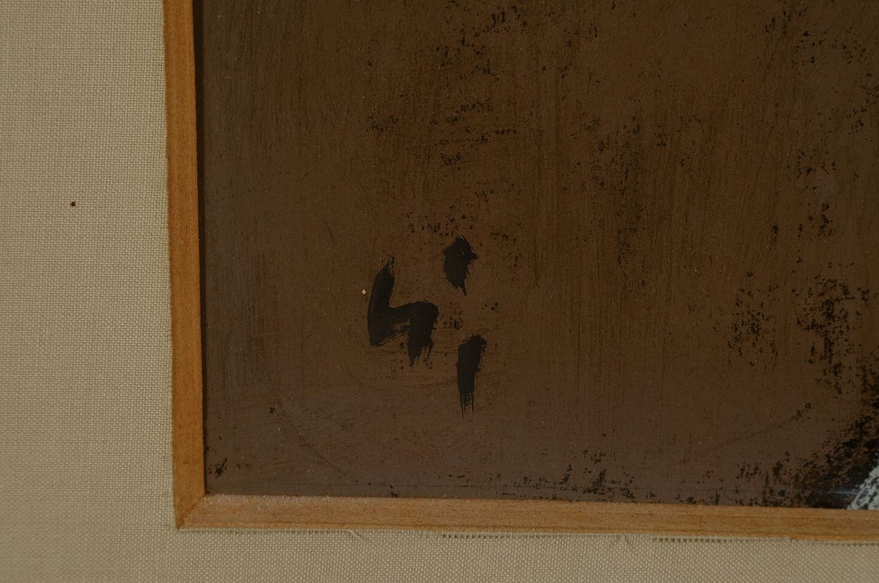 Detail a: Heinrich Arrigo Florian Wittler, 1918-1979, 2 Köpfe, Öl/Malkarton, links unten signiert, ca. 34x44cm, R. ca. 57x67cm