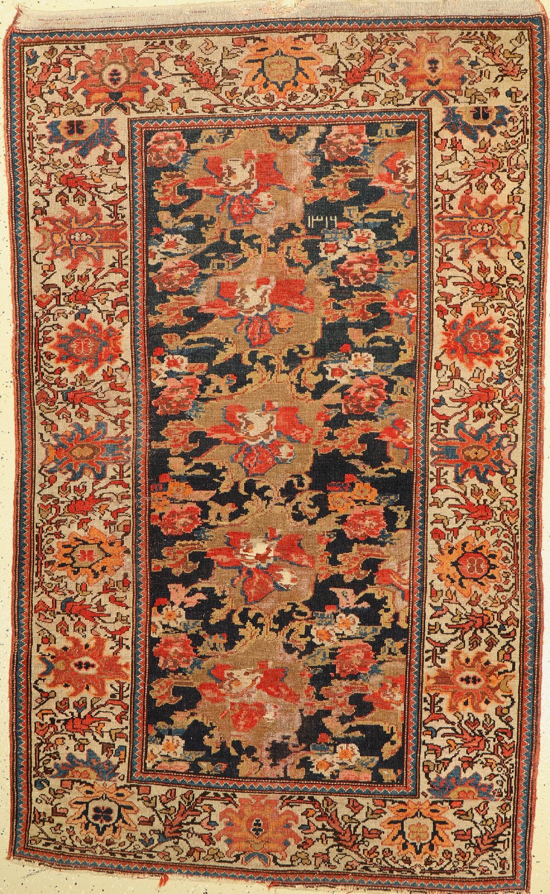 Antiker Malayer, Persien, datiert 1314(1894), Wolle geknüpft auf Baumwolle, ca. 192 x 120 cm, EHZ: 3(gleichmäßig dünn)