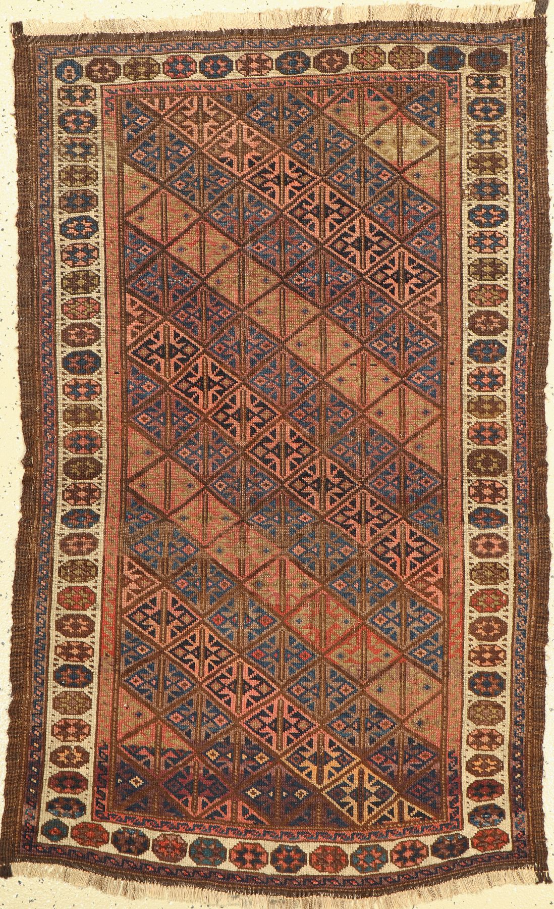 Antiker Belutsch, Persien, um 1900, Wolle geknüpft auf Wolle, ca. 144 x 90 cm, EHZ: 3(gleichmäßig dünn).