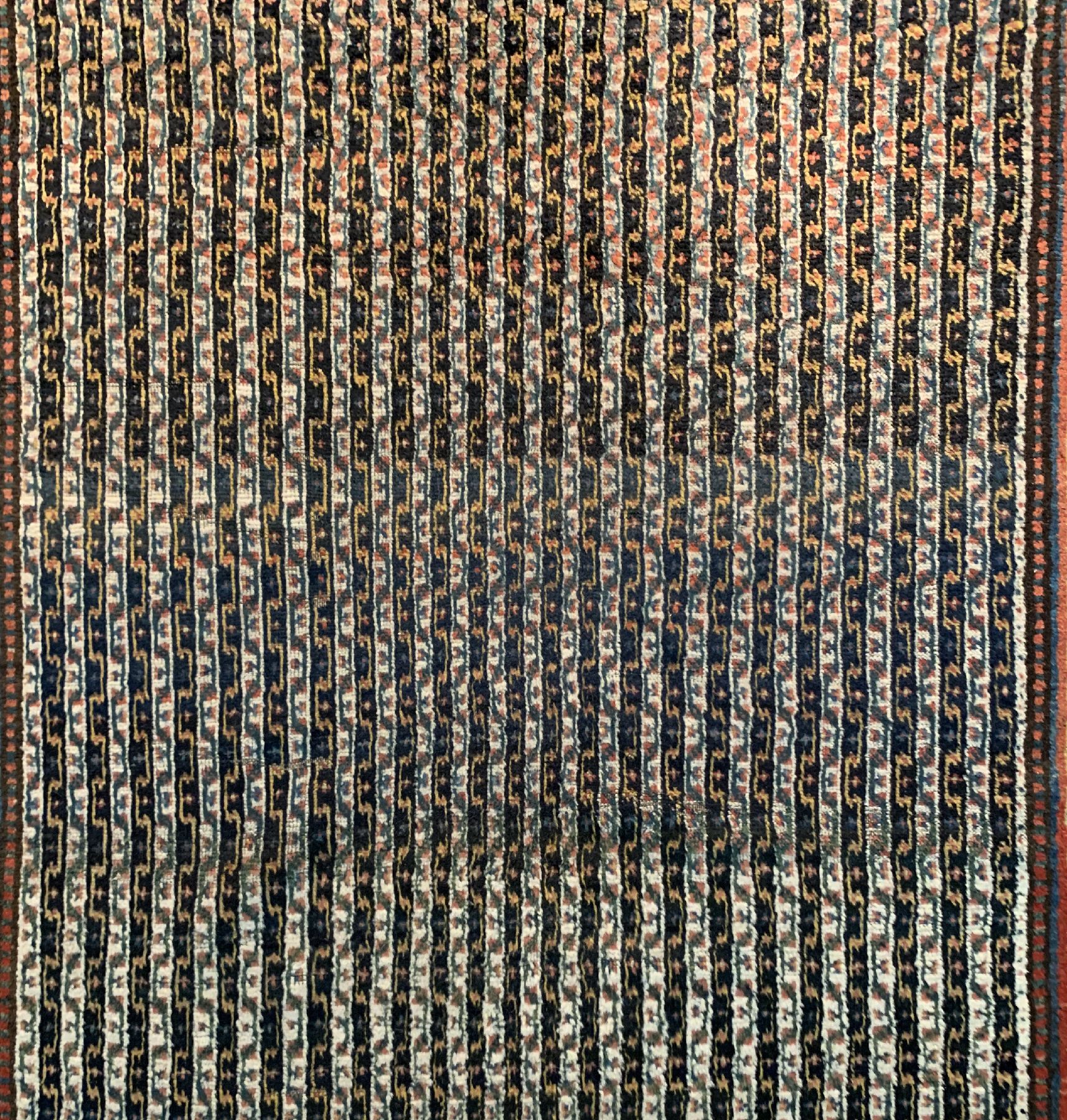 Detail b: Antiker Kurdenteppich, Persien, 19. Jhd, Wolle geknüpft auf Wolle, ca. 340 x 158 cm, EHZ: 3(Altersbedingt guter Zustand).