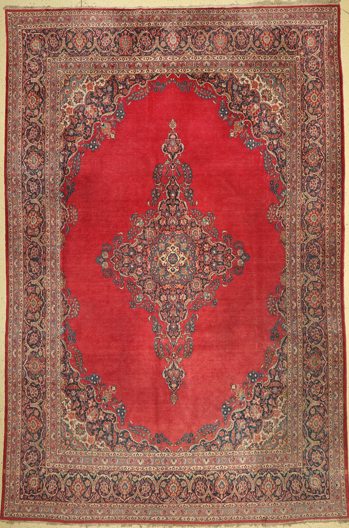 Keschan kork fein, Persien, um 1950, Korkwolle, ca. 405 x 265 cm, EHZ: 3