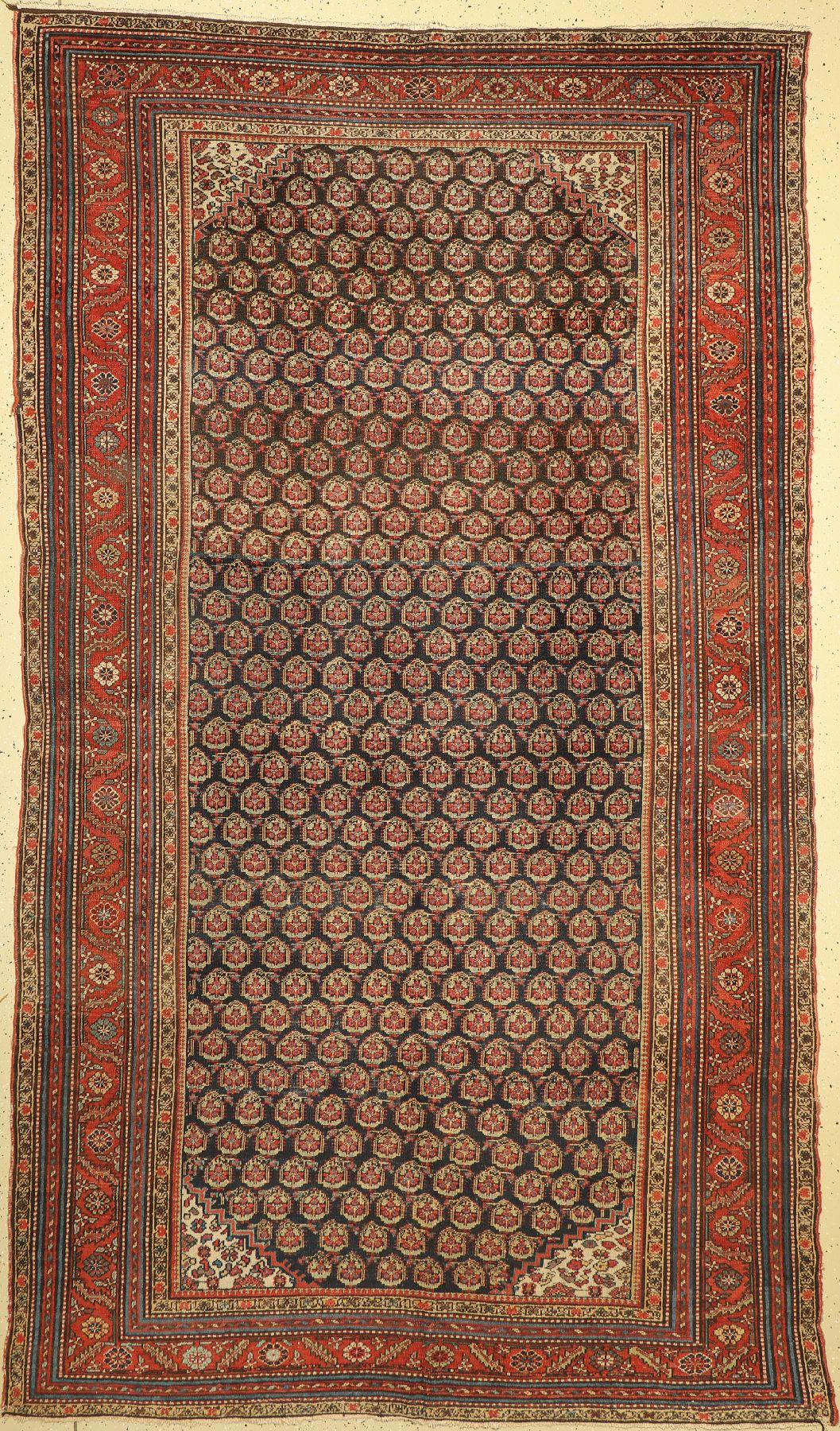 Antiker Malayer, Persien, um 1900, Wolle auf Baumwolle, ca. 336 x 192 cm, EHZ: 3
