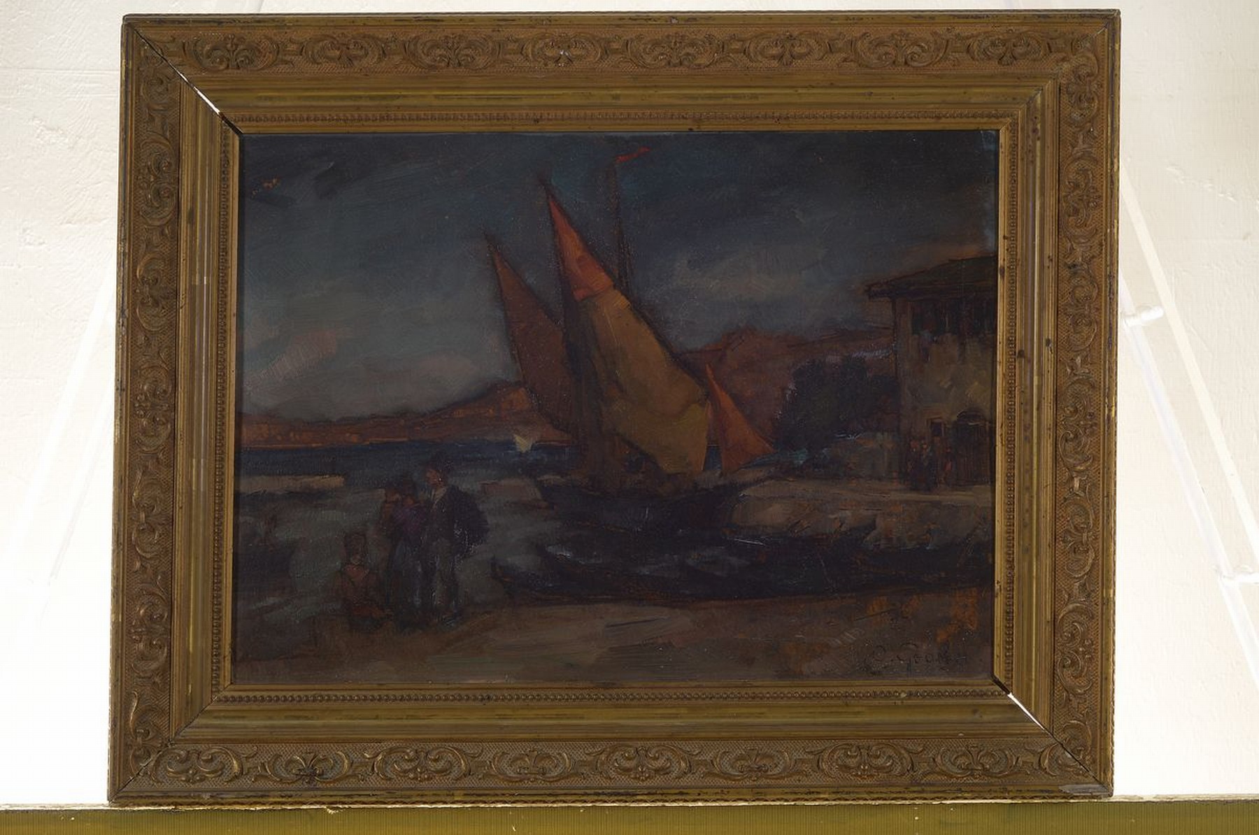 Detail k: Otto Gräber, 1885 Eberbach - 1952 Karlsruhe, 1900-04 Studium a.d. Kunstgewerbeschule Karlsruhe u. 1904-12 a.d. Akademie Karlsruhe, 1908-12 ...