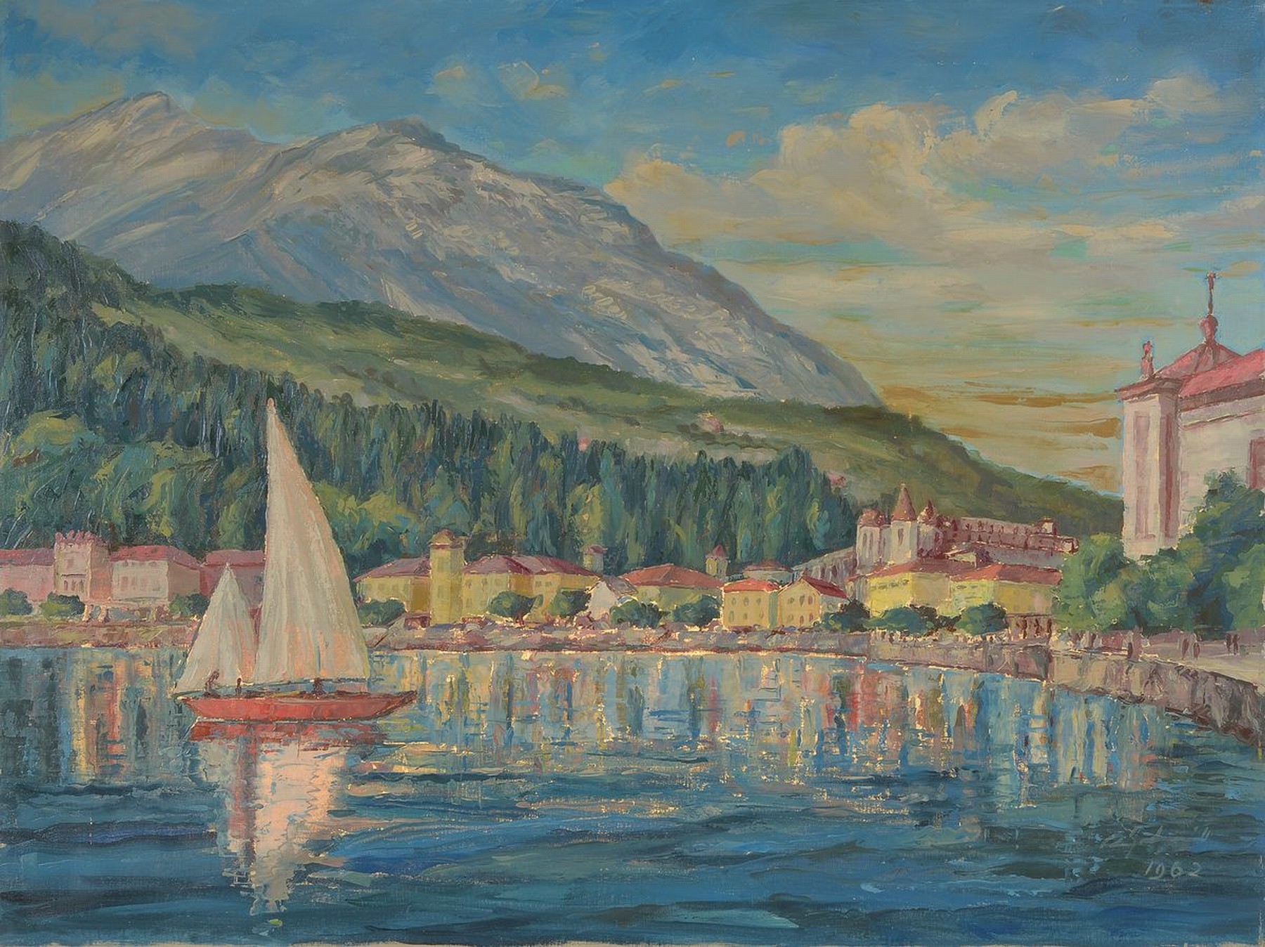 August Ludwig Schmitt, 1882 Karlsruhe - 1936 Stuttgart, Studium a.d. Akademie Karlsruhe und a.d. Akademie Stuttgart, Meisterschüler bei Adolf ...