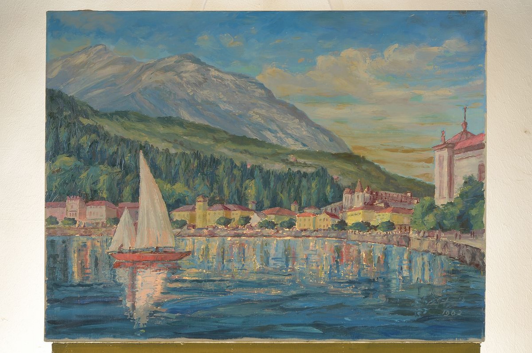 Detail k: August Ludwig Schmitt, 1882 Karlsruhe - 1936 Stuttgart, Studium a.d. Akademie Karlsruhe und a.d. Akademie Stuttgart, Meisterschüler bei Adolf ...