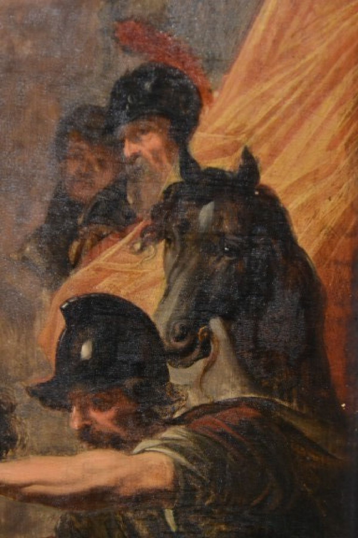 Detail f: Unbekannter Künstler, deutsch, um 1830-1860, Das Martyrium des Hl. Laurentius, nach dem Original von Peter Paul Rubens in der Alten Pinakothek ...