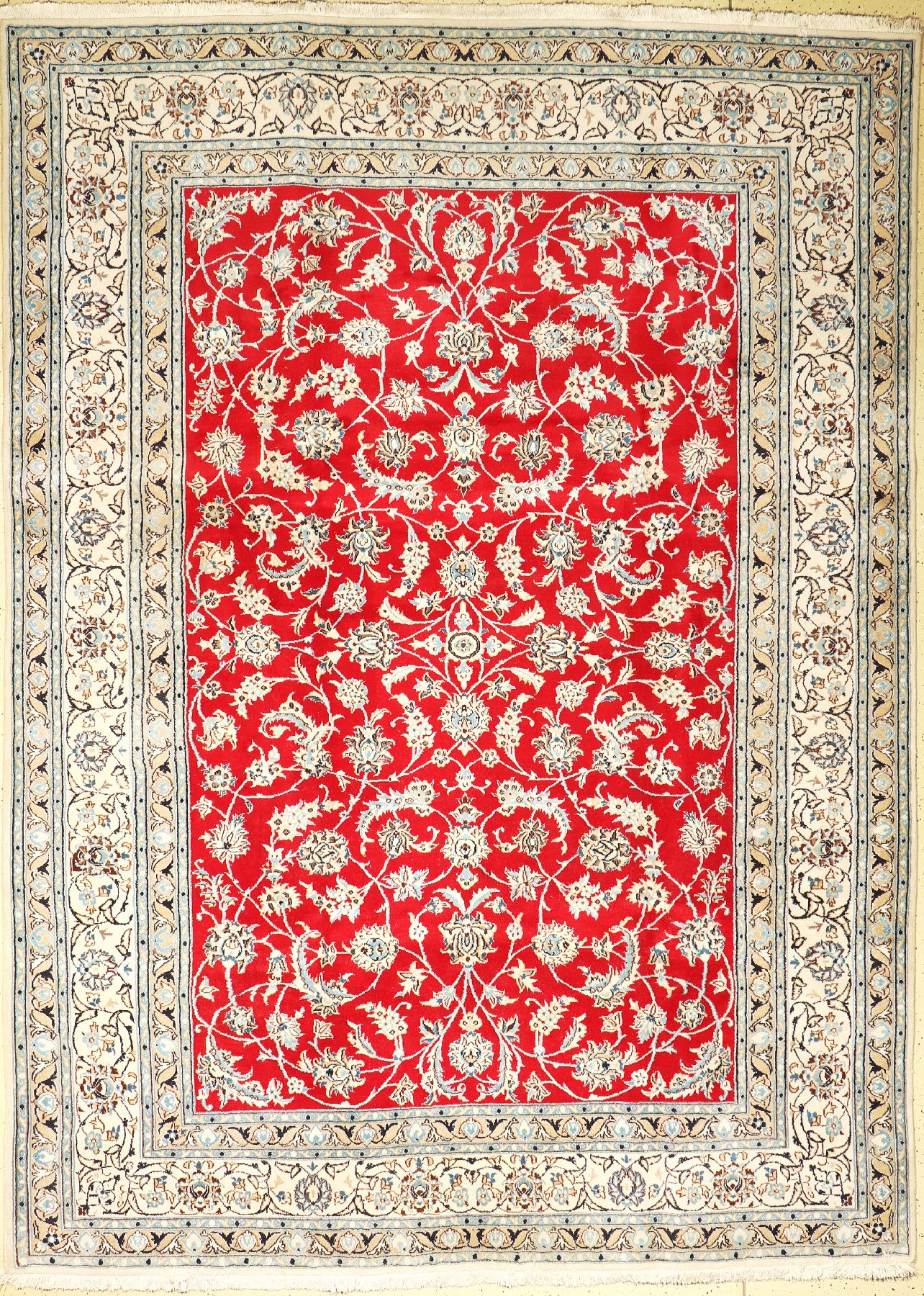 Nain, Persien, ca. 50 Jahre, Wolle auf Baumwolle, ca. 333 x 244 cm, EHZ: 2