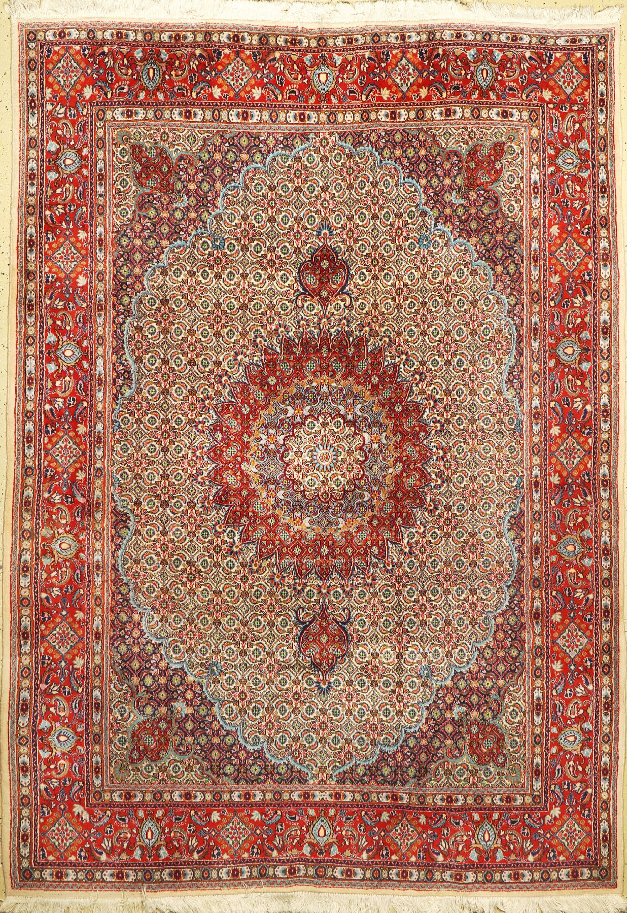 Mud, Persien, ca. 50 Jahre, Wolle auf Baumwolle, ca. 290 x 205 cm, EHZ: 2