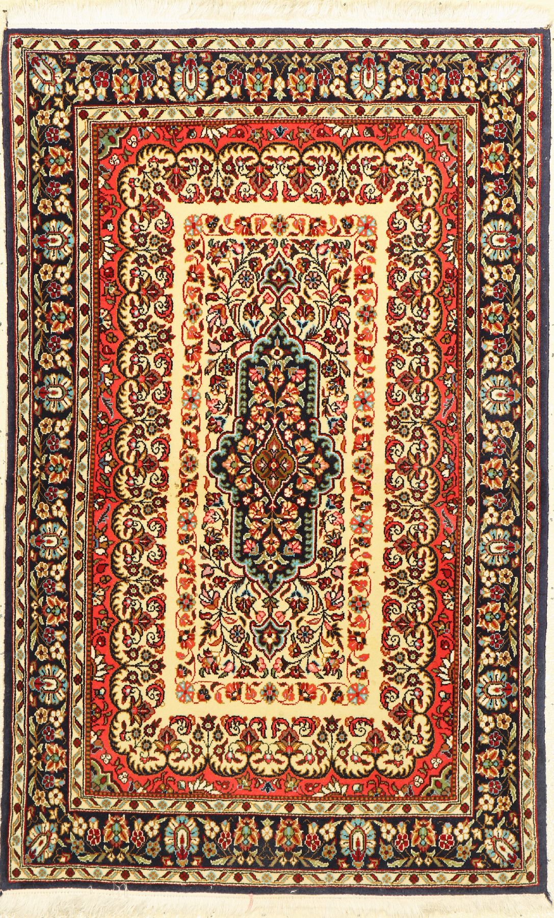 Ghom Kork, Persien, ca. 50 Jahre, Korkwolle, ca. 130 x 83 cm, EHZ: 2