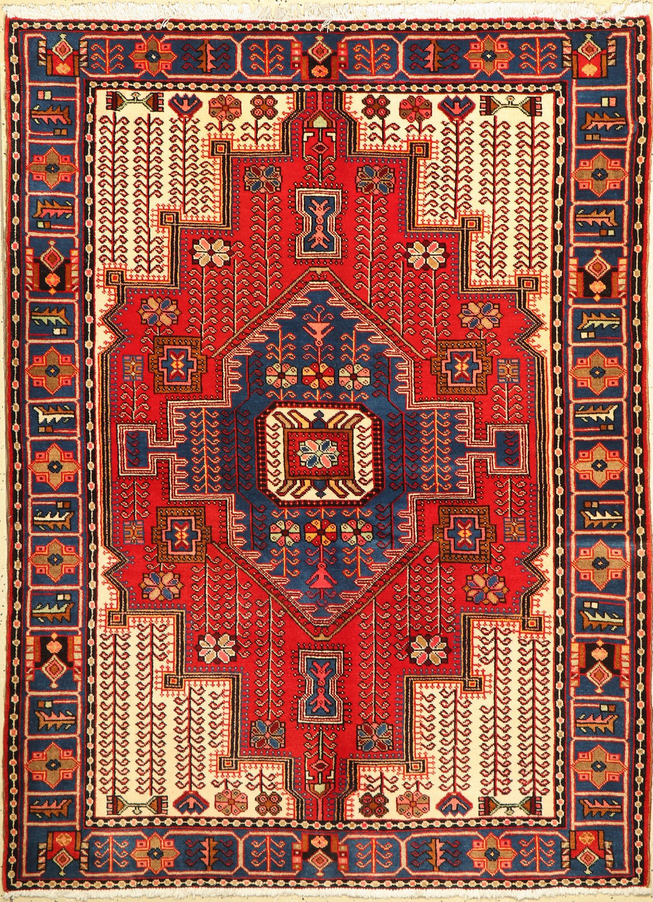 Nahawand, Persien, ca. 50 Jahre, Wolle auf Baumwolle, ca. 200 x 146 cm, EHZ: 2