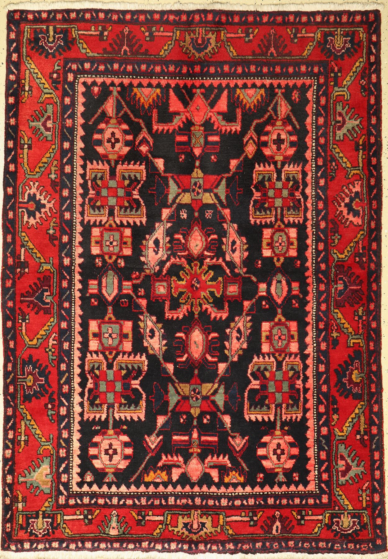 Shahsawan, Persien, ca. 60 Jahre, Wolle aufBaumwolle, ca. 200 x 143 cm, EHZ: 2