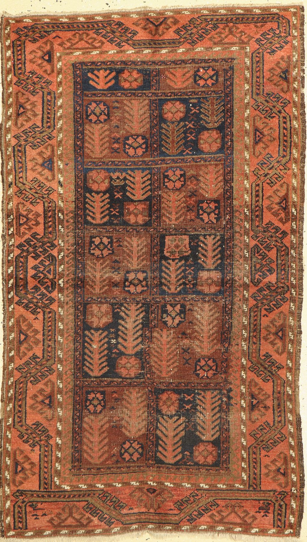 Antiker Belutsch, Persien, um 1900, Wolle auf Wolle, ca. 154 x 90 cm, EHZ: 4