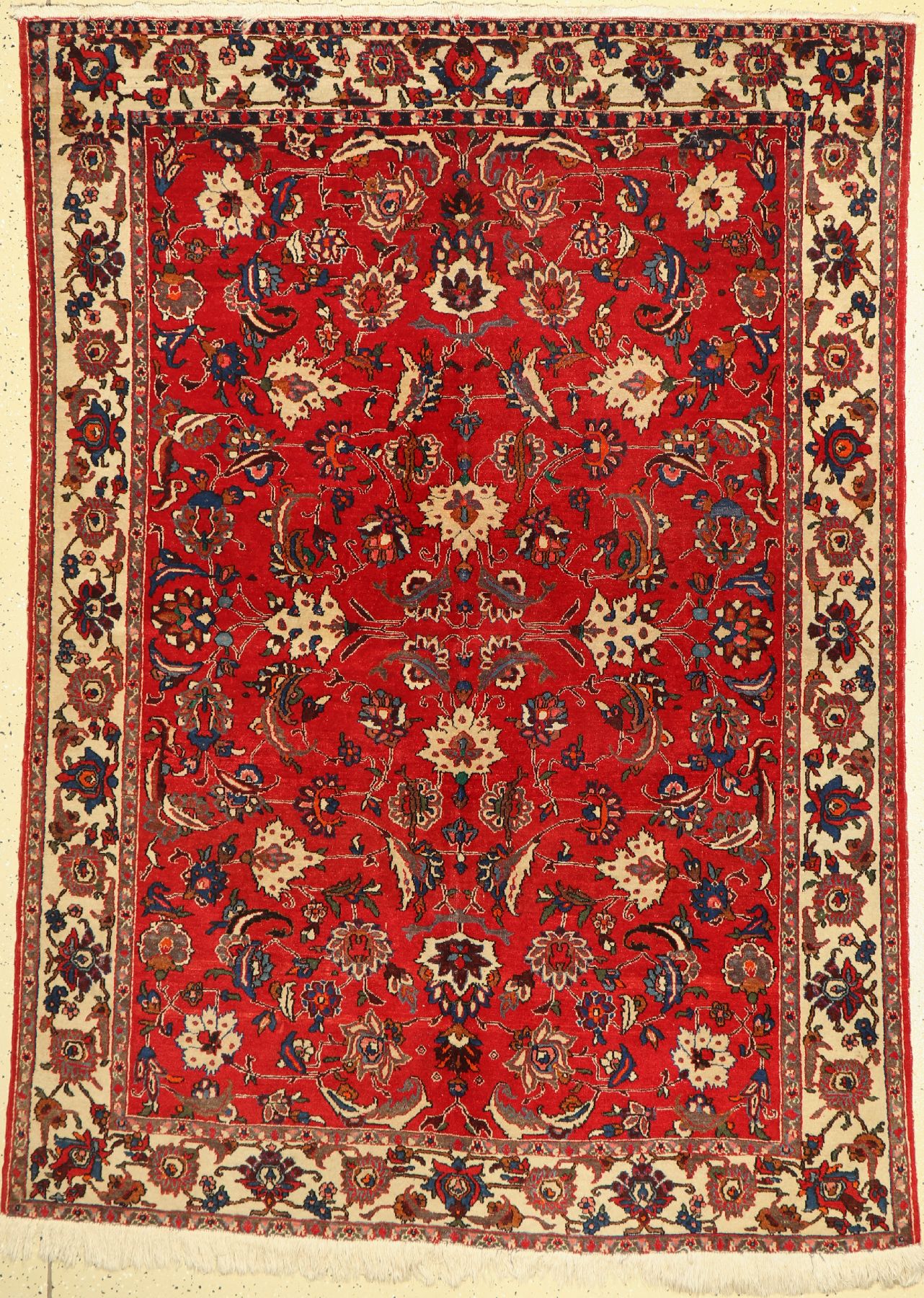 Esfahan Mobarake, Persien, um 1930, Wolle auf Baumwolle, ca. 208 x 155 cm, EHZ: 2-3