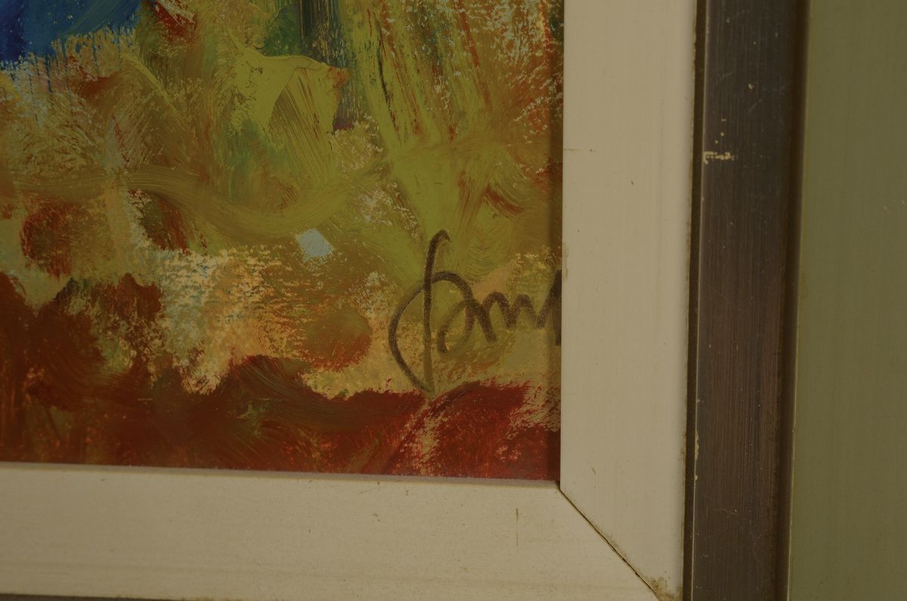 Detail a: Karl Graf, 1902-1986 Speyer, Winzerpaar, Öl/Malkarton, rechts unten signiert, ca. 63x46cm, R. ca. 74x56cm