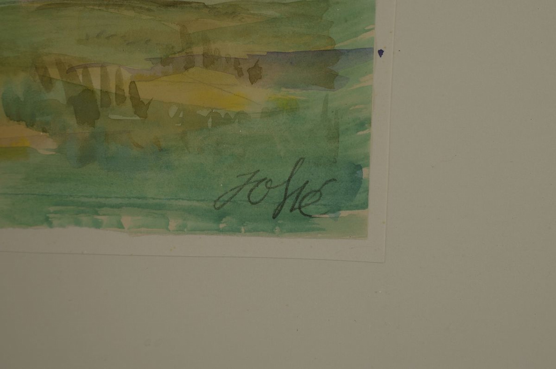 Detail c: Friedrich Jossé, 1897 Wolfstein-1996 Speyer, 3 Aquarelle mit pfälzer Landschaften, davon 2 signiert, je ca. 18x28cm, PP, u.Gl., R. ca. 33x43cm