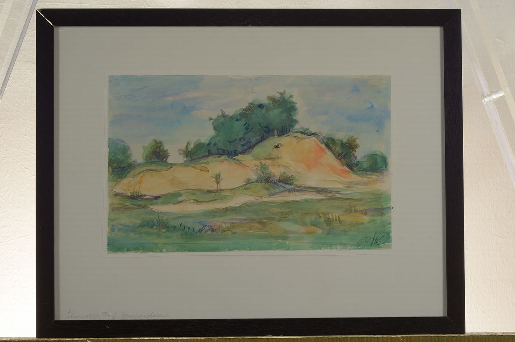 Detail l: Friedrich Jossé, 1897 Wolfstein-1996 Speyer, 3 Aquarelle mit pfälzer Landschaften, davon 2 signiert, je ca. 18x28cm, PP, u.Gl., R. ca. 33x43cm