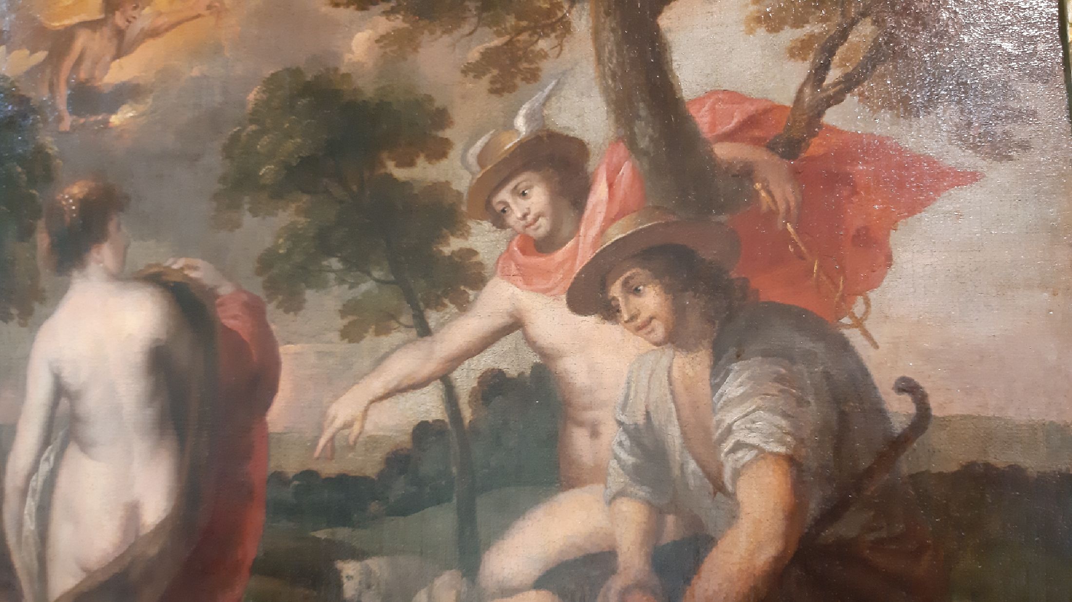 Detail j: Zuschreibung: Adrian van der Werff, 1659 Kralingen bei Rotterdam - 1722 Rotterdam , Schüler von Cornelius Picolett und Elgon Hendrik Van der Neers, ...