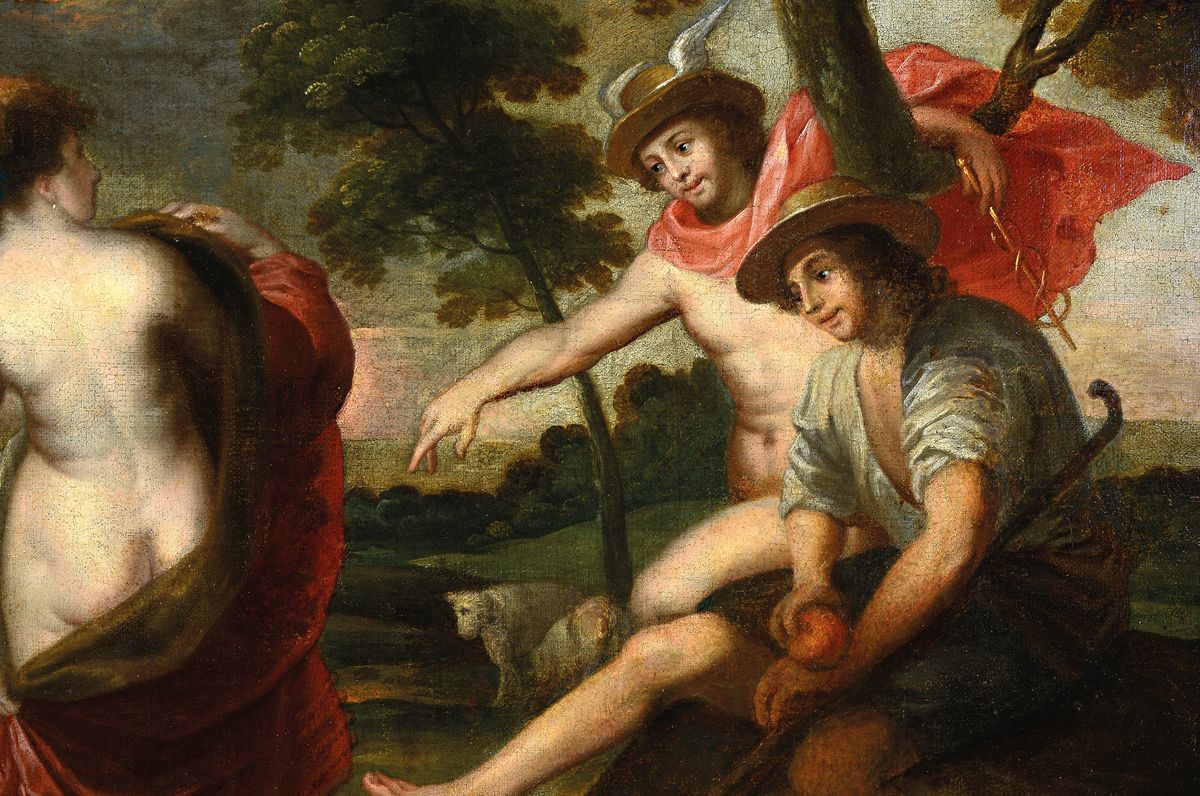 Detail p: Zuschreibung: Adrian van der Werff, 1659 Kralingen bei Rotterdam - 1722 Rotterdam , Schüler von Cornelius Picolett und Elgon Hendrik Van der Neers, ...