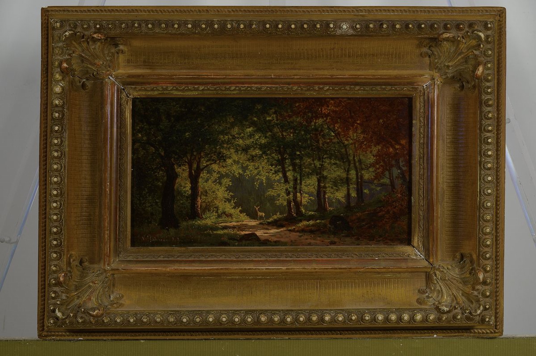 Detail k: Viktor Puhonny, 1838 Prag-1909 Baden-Baden, Vater des Ivo P., Schüler von Georg Saal und Schützenberger, besonders bekannt für seine ...