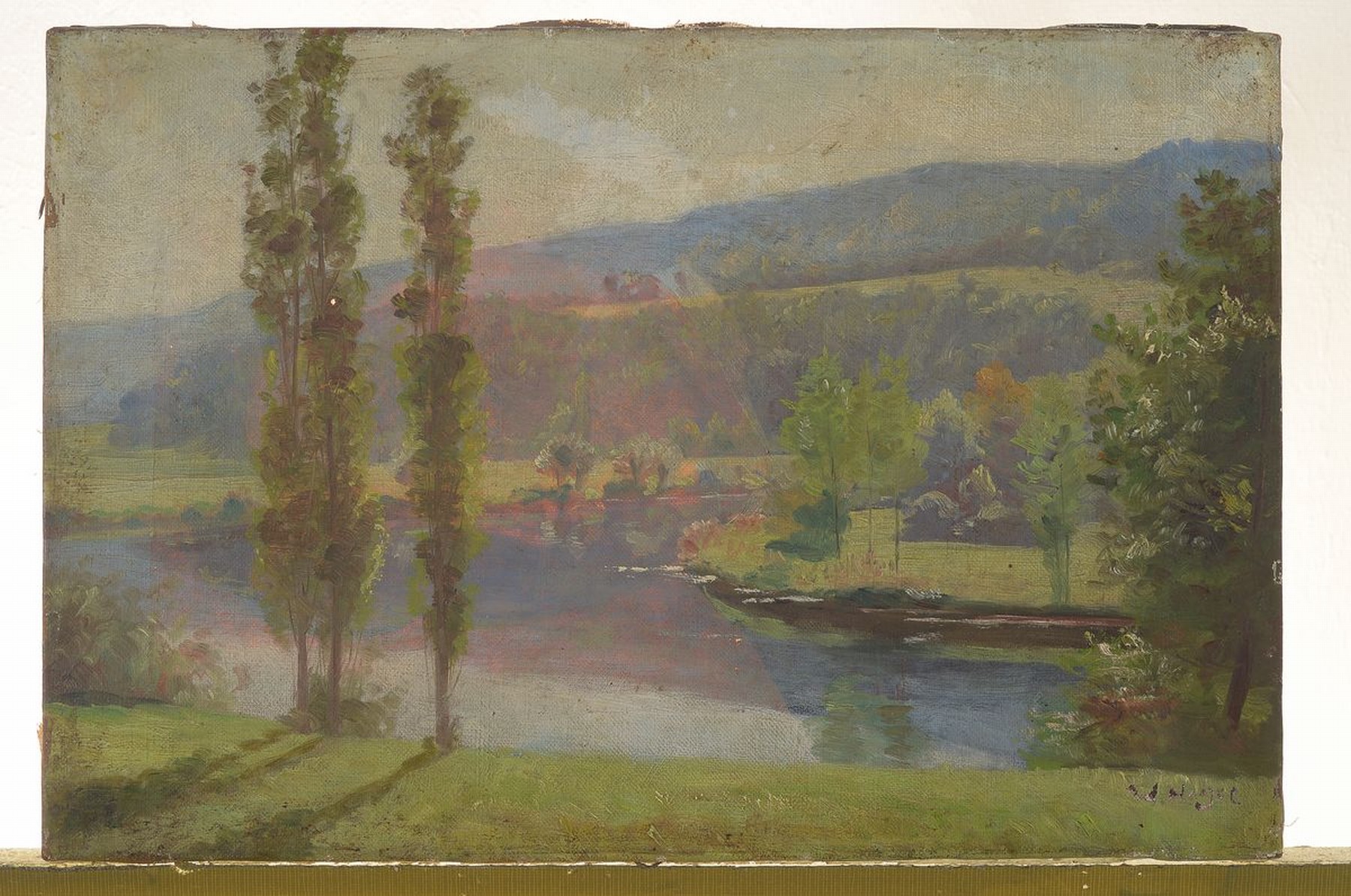 Detail k: Wilhelm Nagel, 1866 Mannheim - 1945 Baden -Baden, Studium a.d. Kunstgewerbeschule München, der Akademie der Bildenden Künste Karlsruhe u.a. bei ...