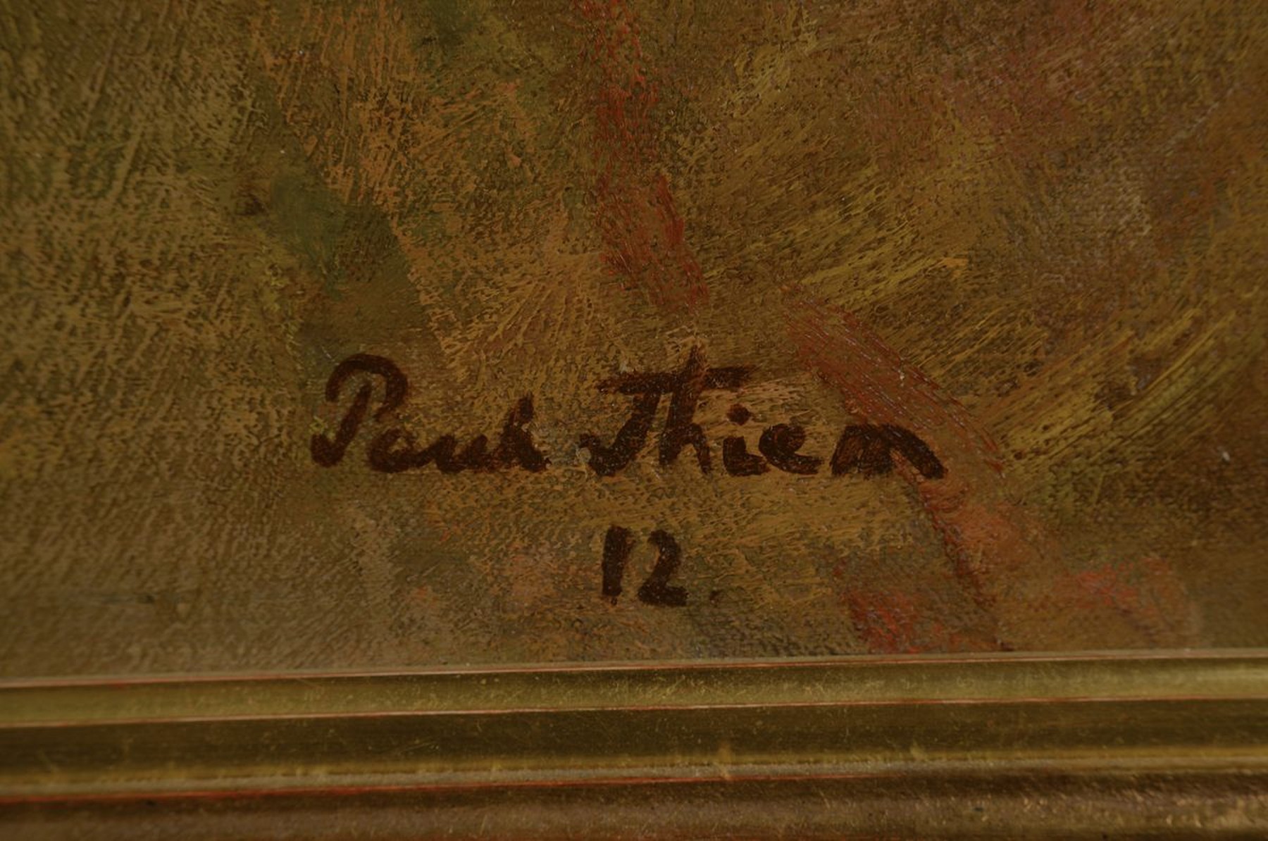 Detail a: Paul Thiem, 1858 Berlin - 1922 Starnberg, Studium der Kunstgeschichte in Leipzig, Heidelberg u. Berlin, ab 1883 Studium a.d. Kunstakademie München ...