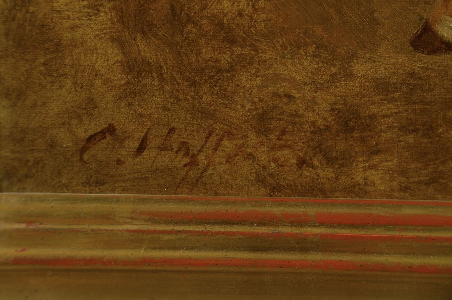 Detail a: Carl Constantin Steffeck, 1818 Berlin-1890 Königsberg, Studium an der Akademie Berlin, Meisterklasse von Franz Krüger, 1839 Weiterbildung in Paris ...