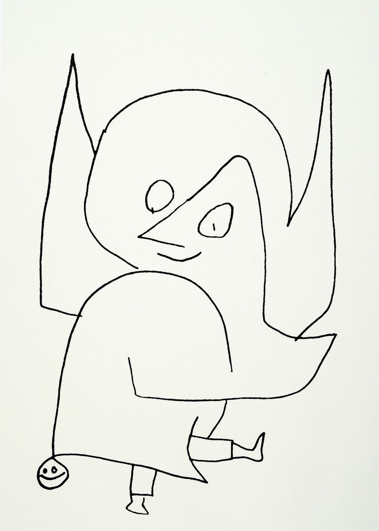 Detail a: Paul Klee, 1879-1940, Konvolut aus 2 Arbeiten, "Schellenengel", "Engel im Kindergarten, Drucker/Verlag: Editions Akte, printed i. ...