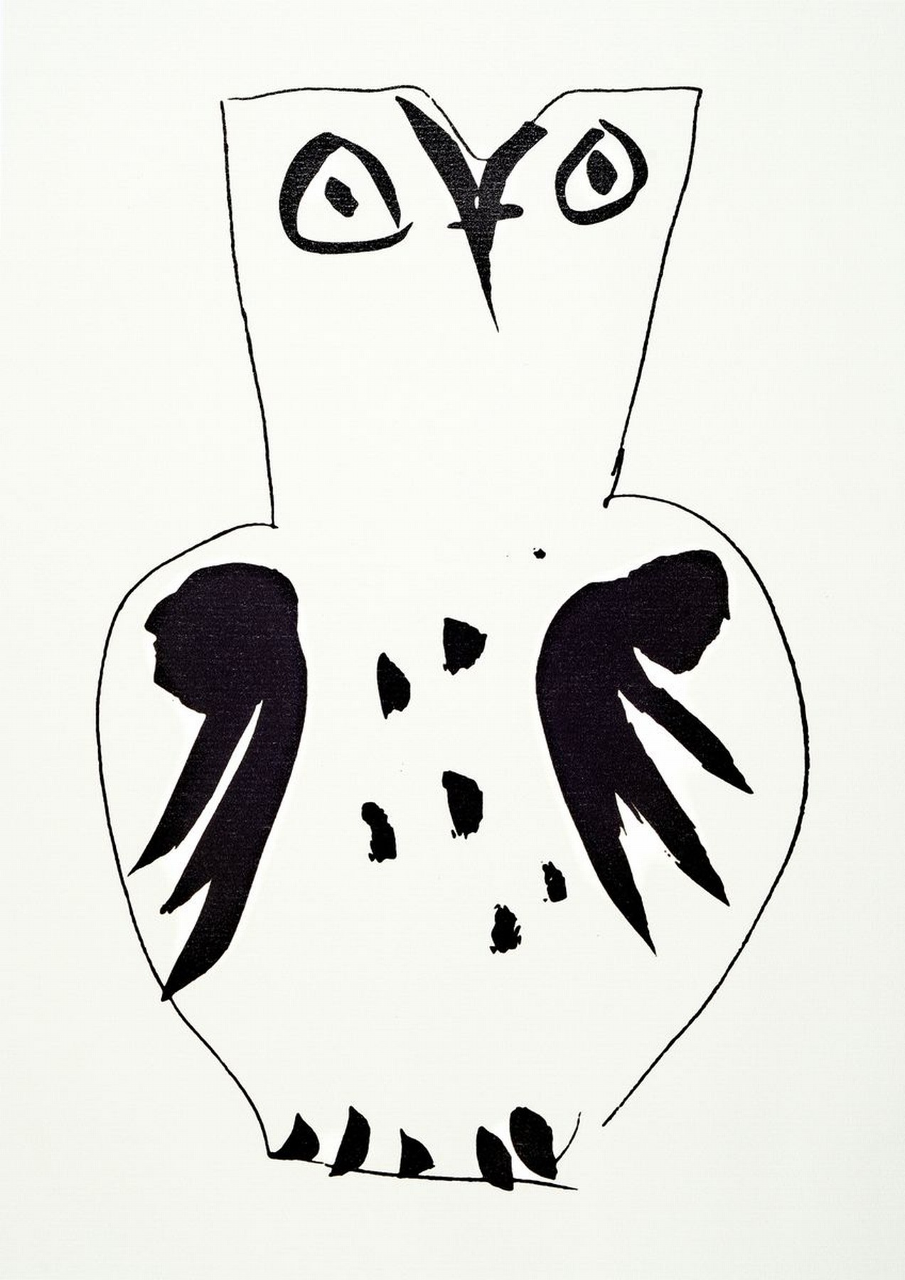 Pablo Picasso, 1881-1973, "Chouette", Seriegrafie, Drucker/Verlag: Ed. P.D´Arvile, Acte, Florence, ca. 59x49 cm