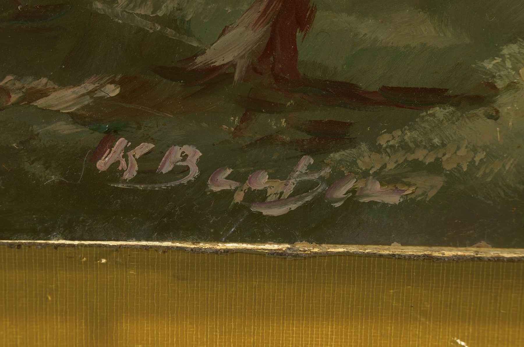 Detail a: Kenneth Baker, 1921 - 1996, britischer Landschafts- u. Genremaler, Zwei Alpenlandschaften im Frühling, malerische Auffassung u. kontrastierende ...