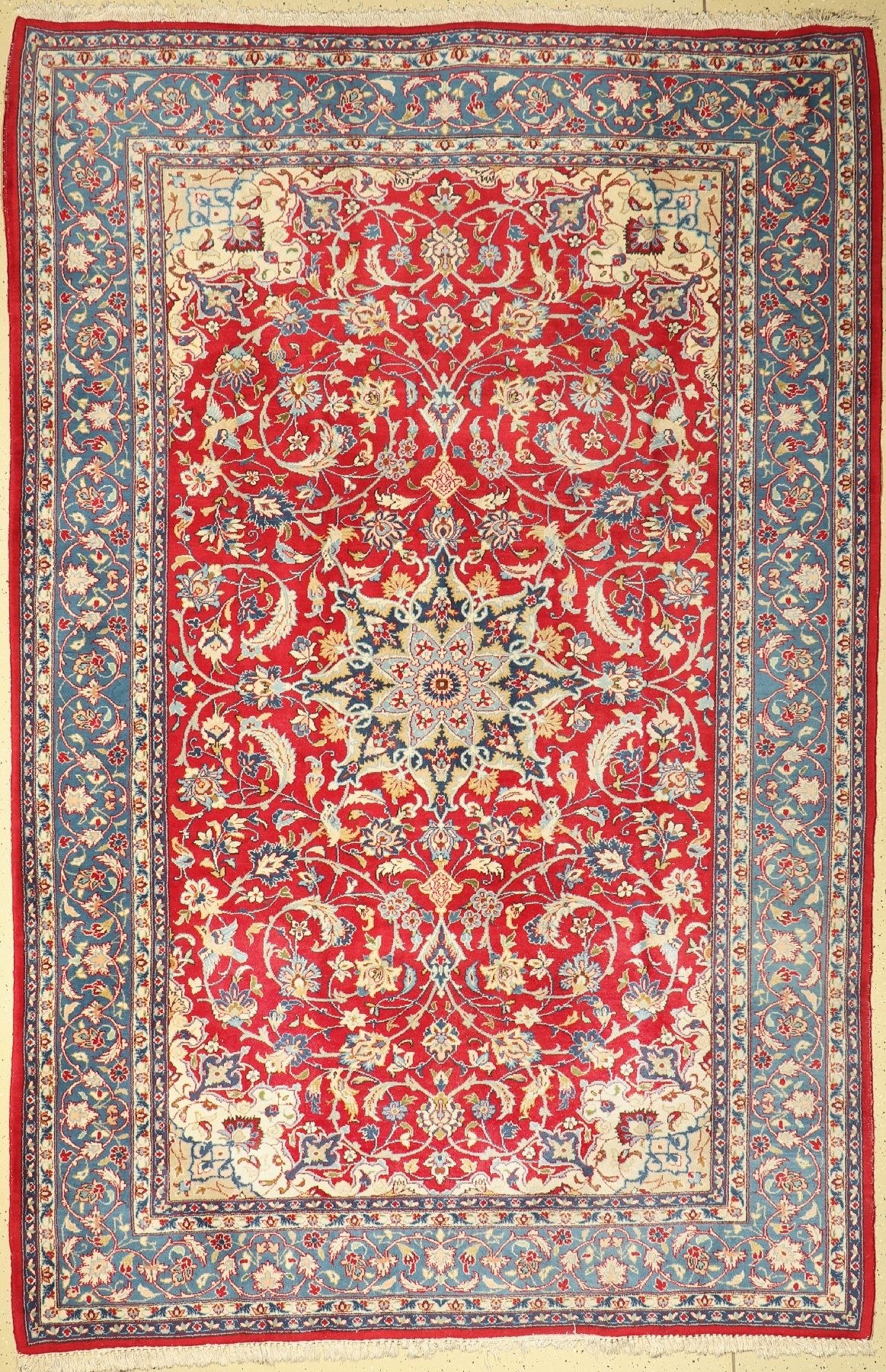 Nadjafabad, Persien, ca. 60 Jahre, Wolle auf Baumwolle, ca. 339 x 214 cm, EHZ: 2-3