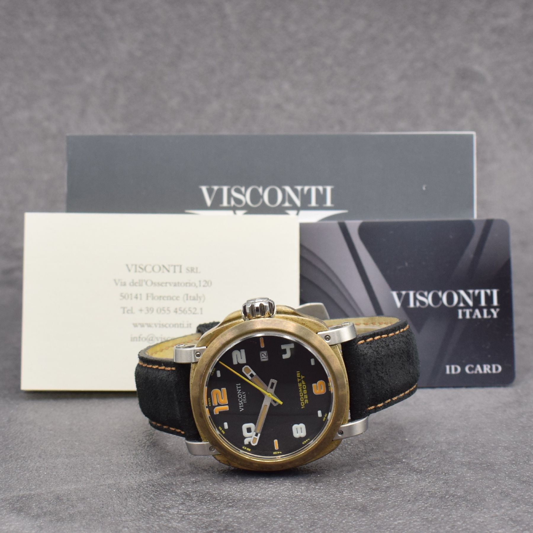 Detail g: VISCONTI limitierte Herrenarmbanduhr aus der Serie Isla Mallorca, Italien um 2015, Ref. KW30-12, Automatik, lim. Auflage v. 200 Stk., verschr. Geh. ...